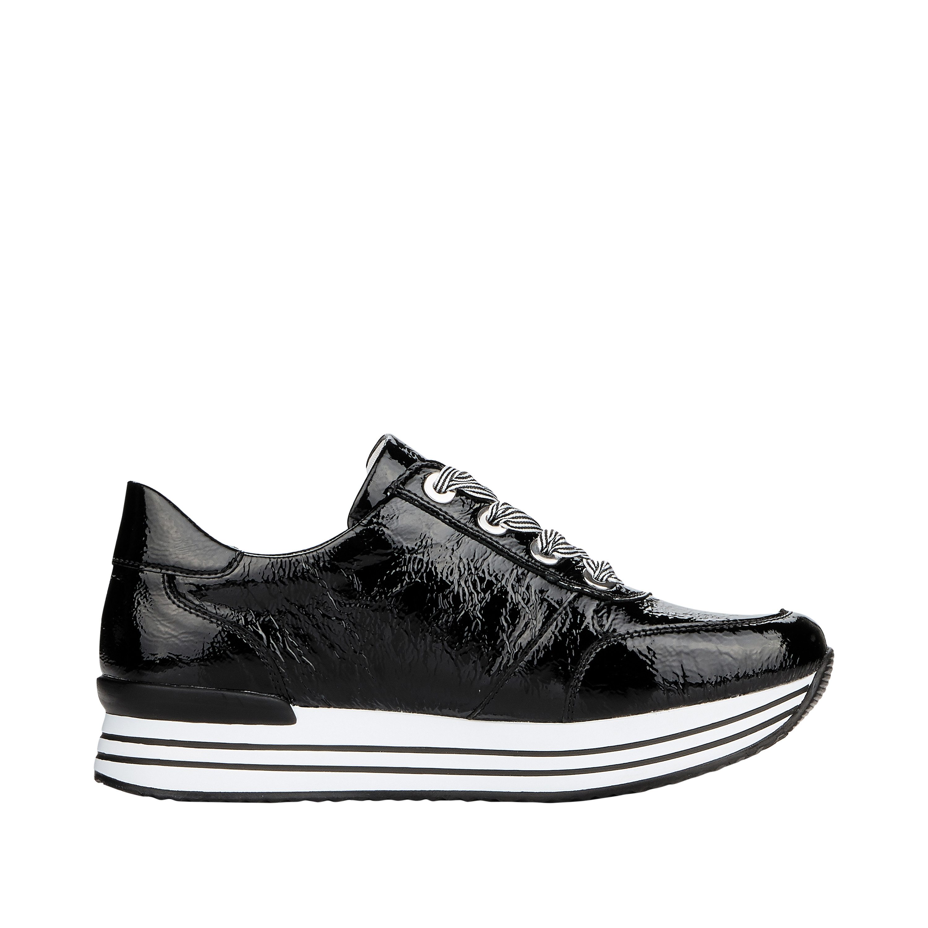 Remonte Plateausneakers , vrijetijdsschoen, halfschoen, veterschoen met gepolsterde schacht