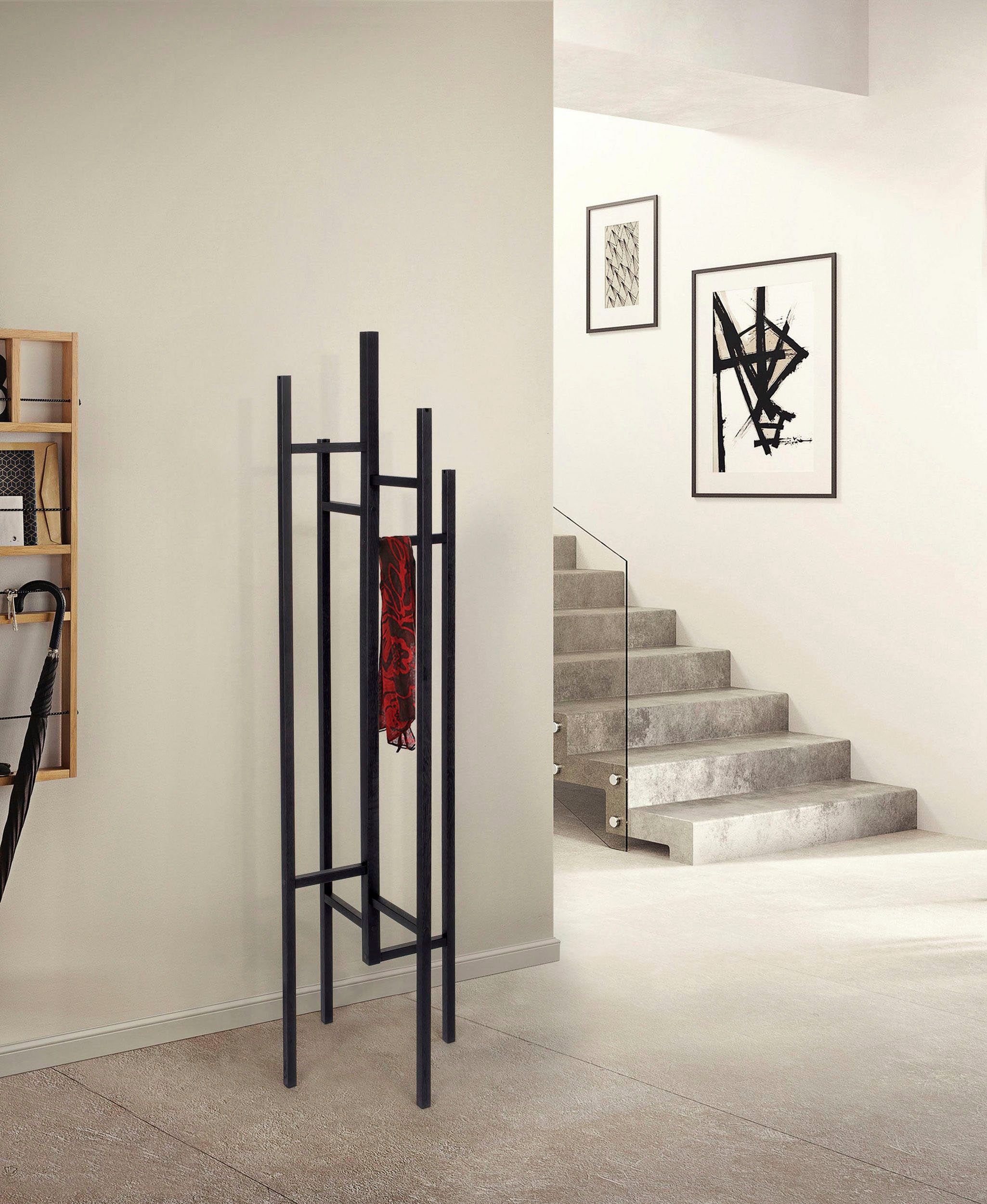 Woodman Kapstok Eigen in scandinavisch design, van massief eiken