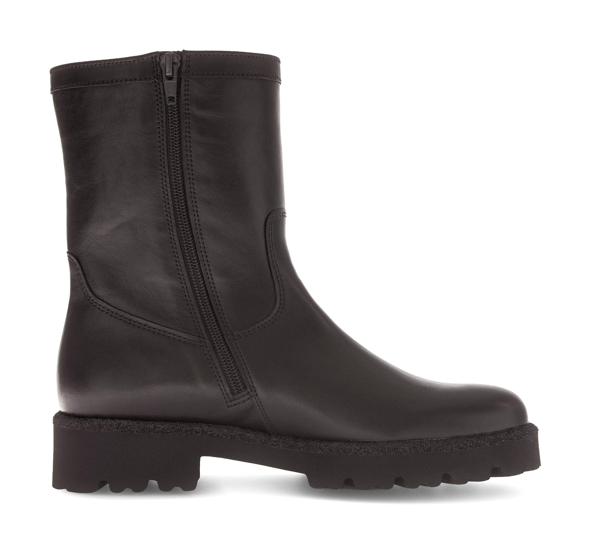 Gabor Bikerboots , blokhak, enkellaarsje, herfstlaarzen met binnenritssluiting