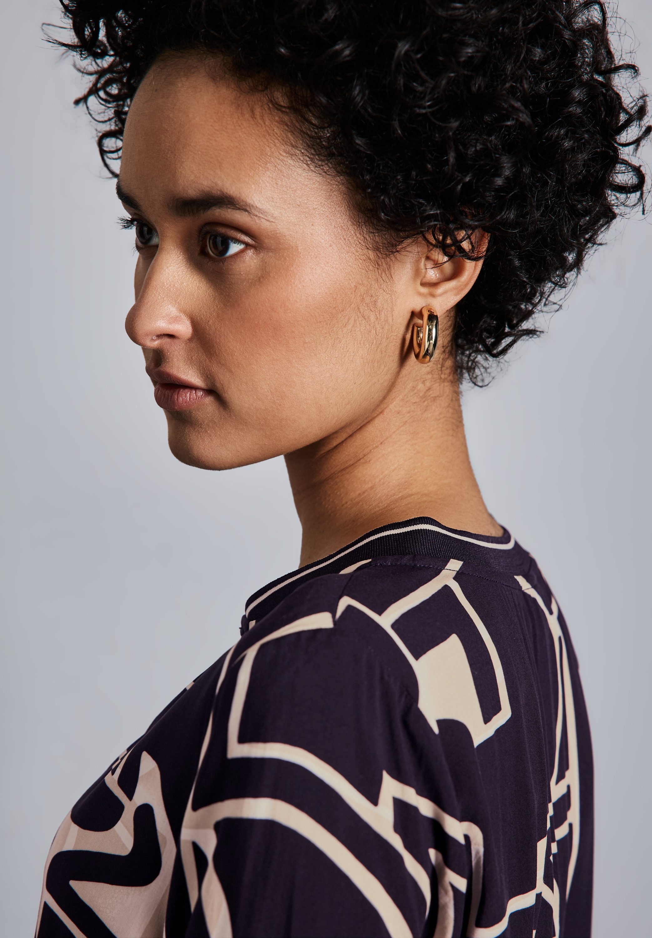 STREET ONE Blouse met lange mouwen met print all-over