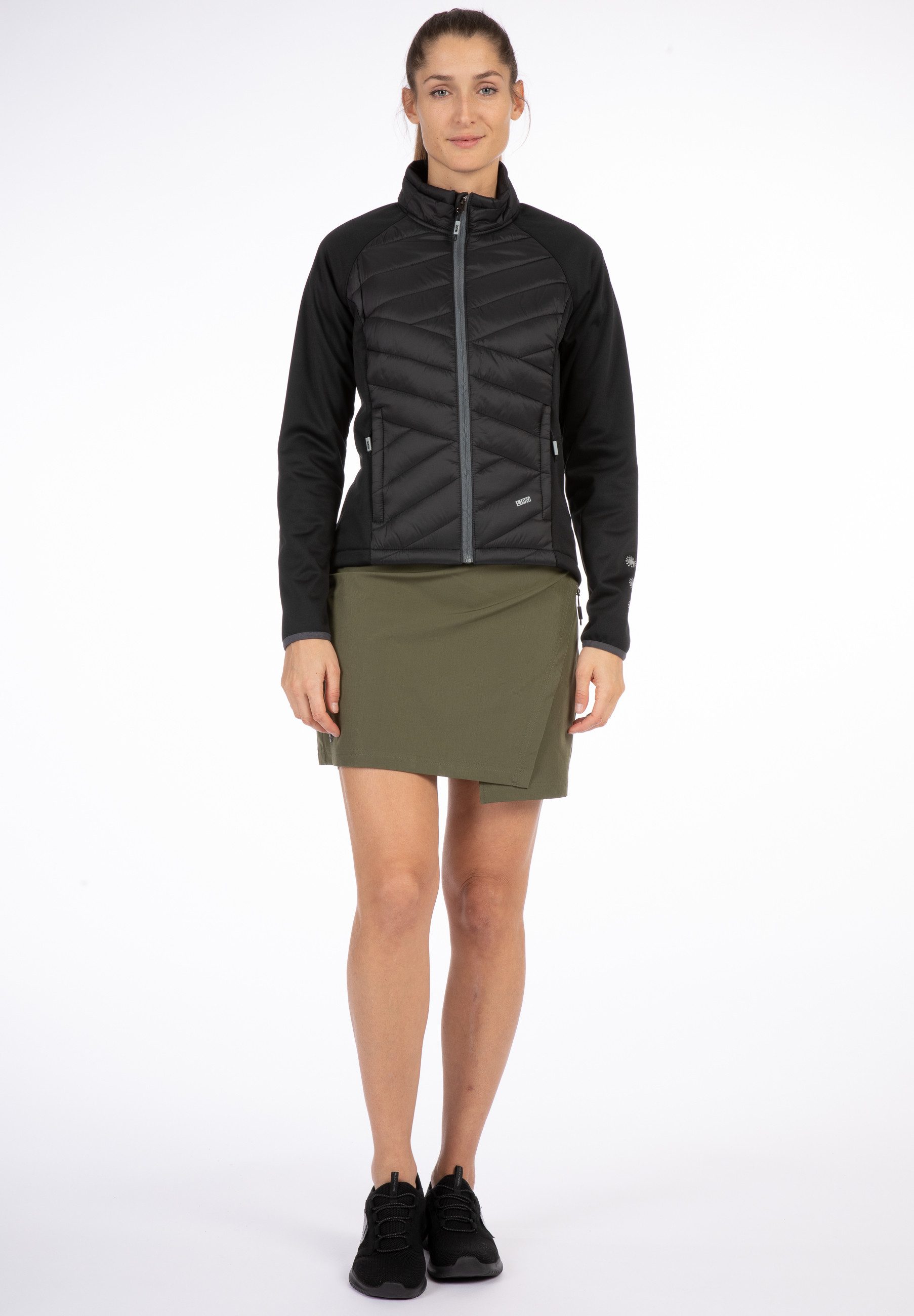 LPO Fleecejack EDINA II WOMEN zachte hybride fleecejack in traditionele uitstraling