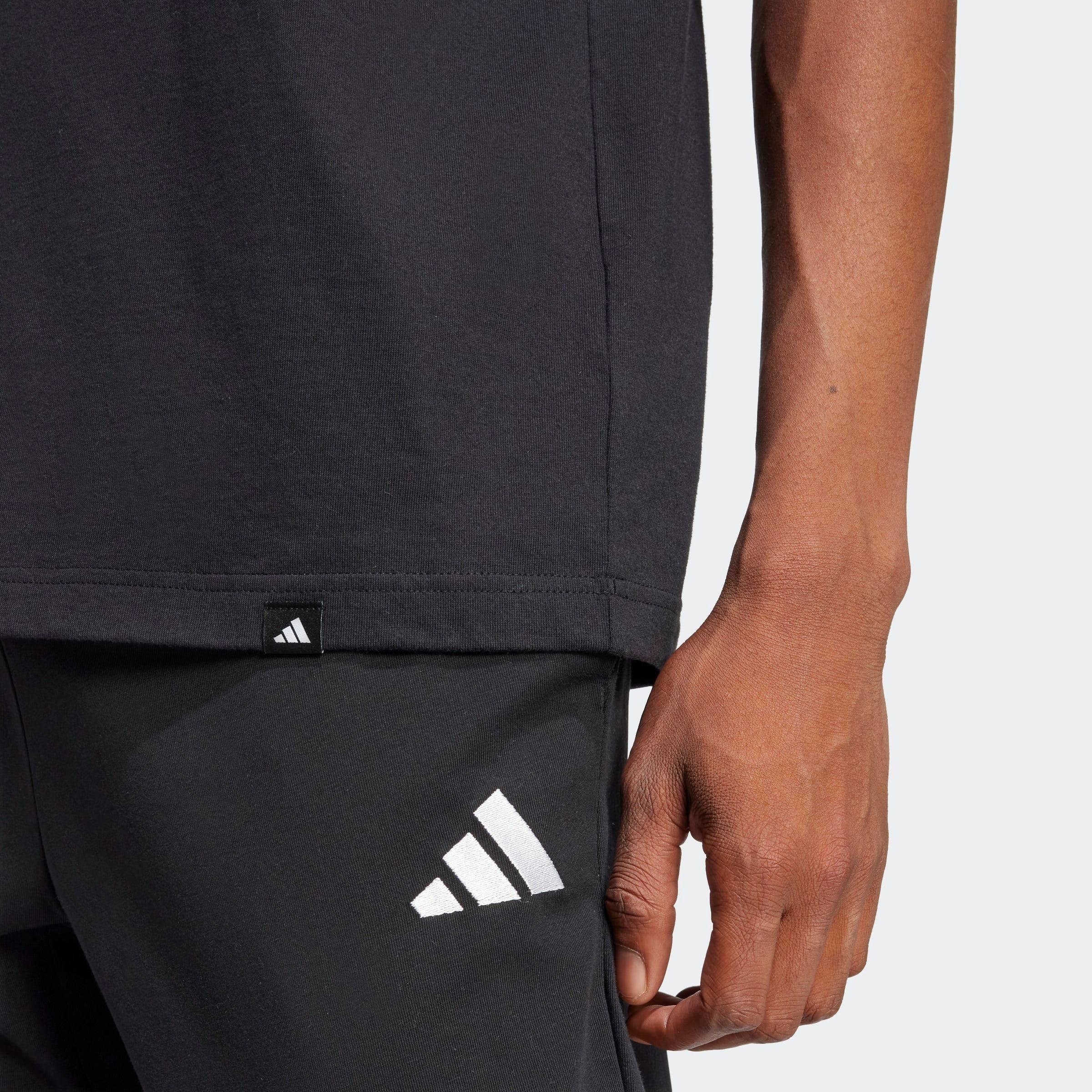 adidas Sportswear T-shirt M L SLIDE PKT T