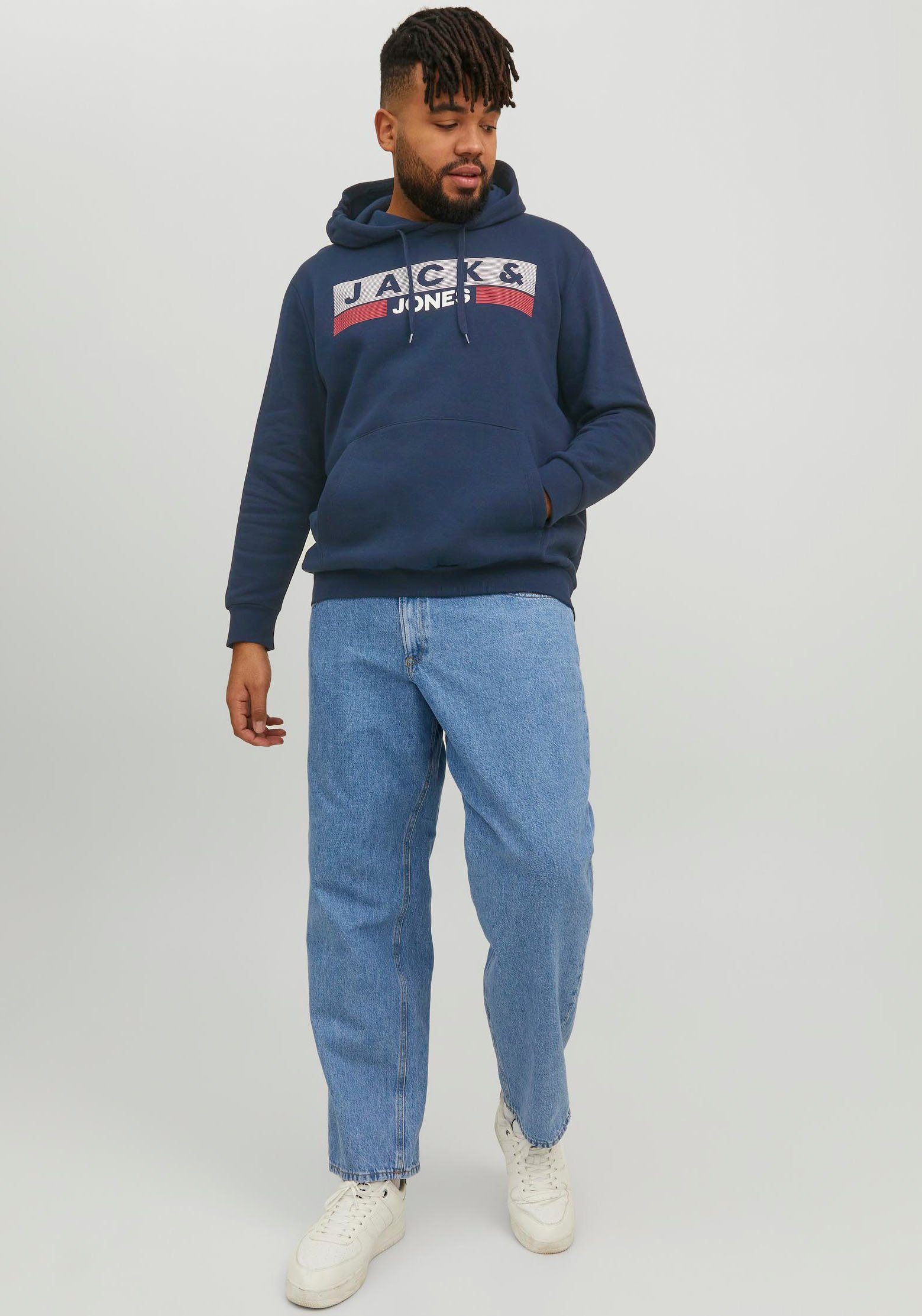 Jack & Jones PlusSize Hoodie JJECORP LOGO SWEAT HOOD NOOS PLS