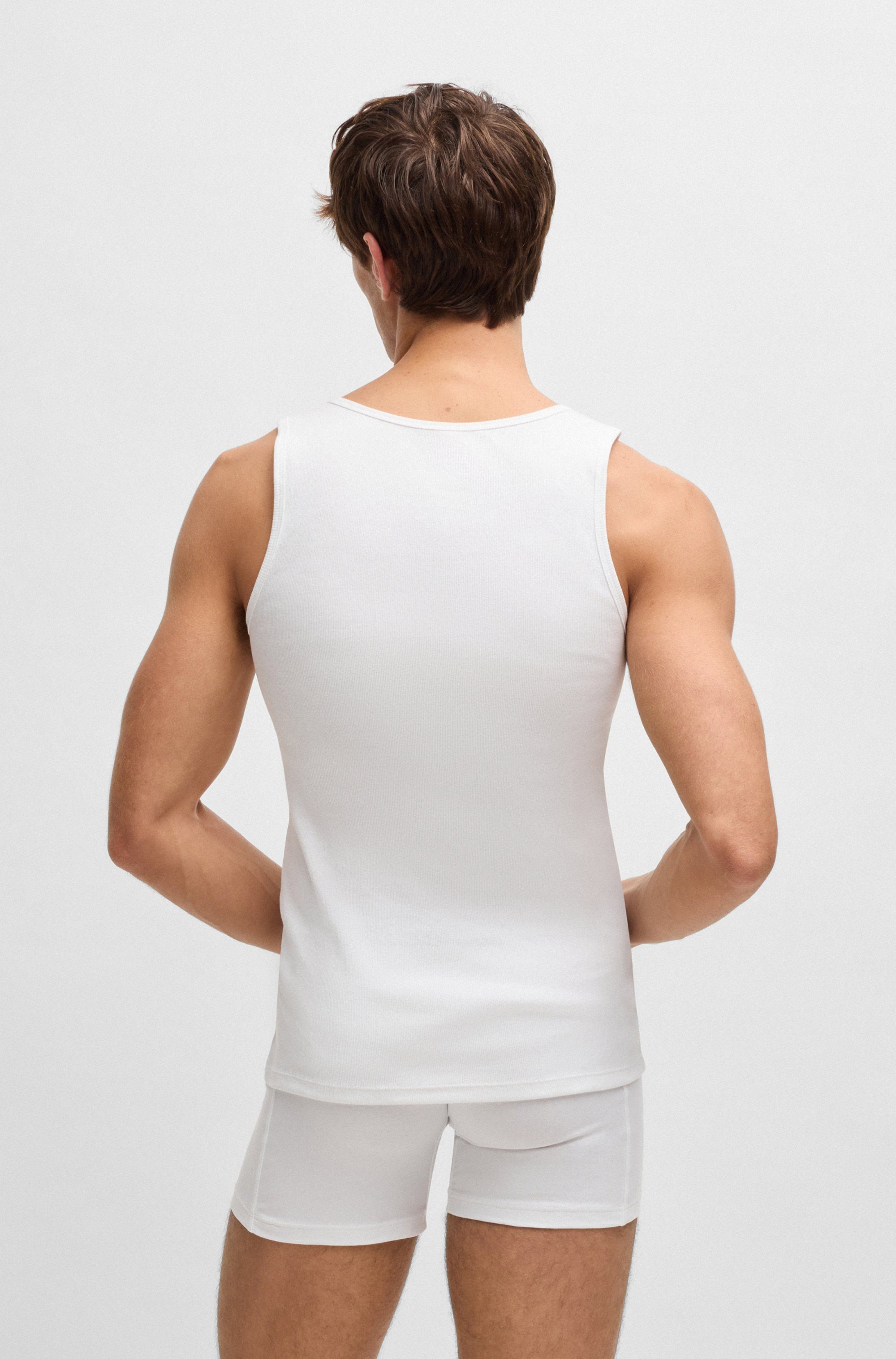 BOSS Tanktop 3P RibClassic BOSS ONE x David Beckham