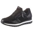 gabor sneakers met sleehak in schoenwijdte h (=zeer wijd) zwart