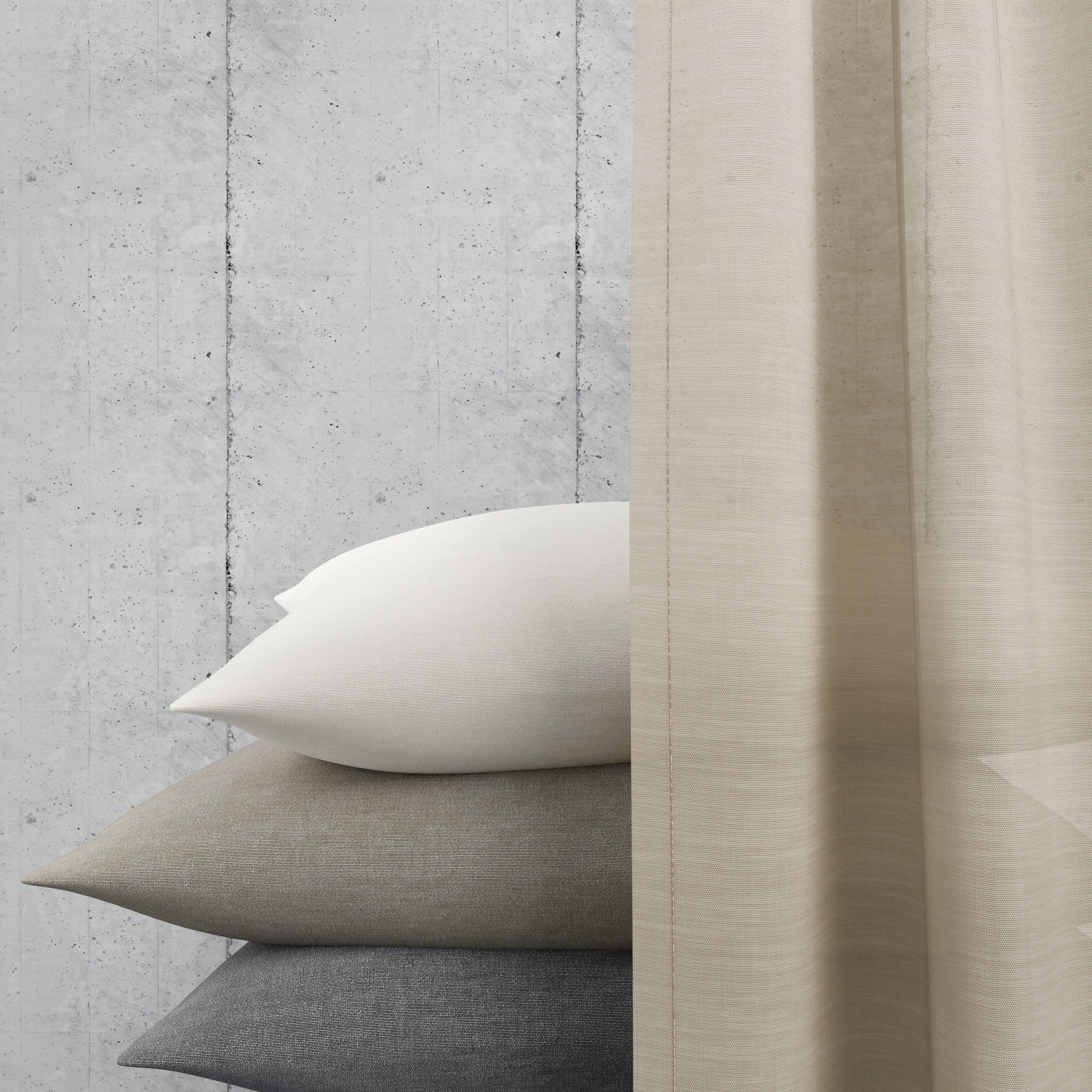 Neutex for you! Gordijn Allure Ooggordijn met metalen ogen, breedte 140 cm, op maat (1 stuk)