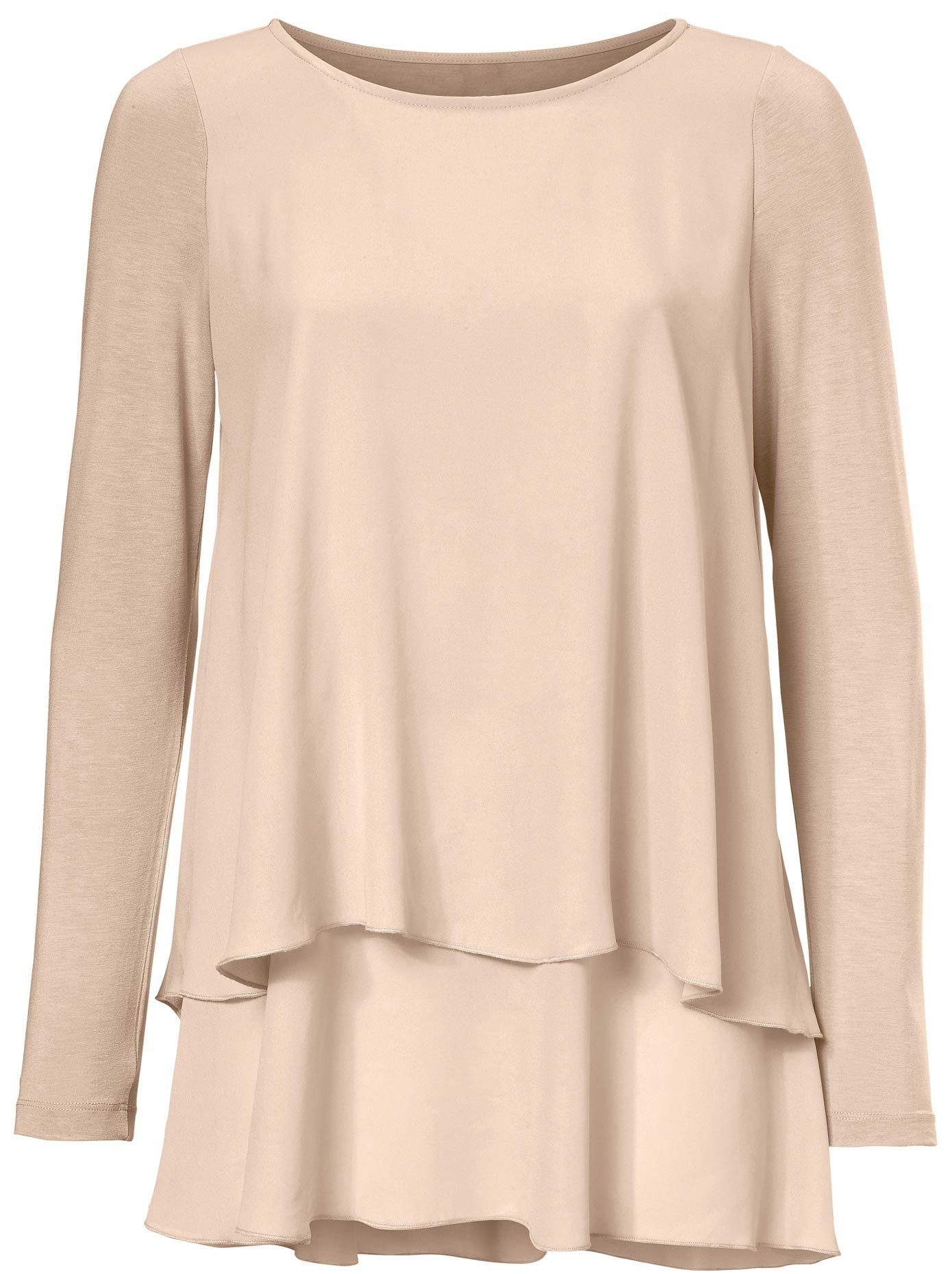 heine Shirt met ronde hals (1-delig)