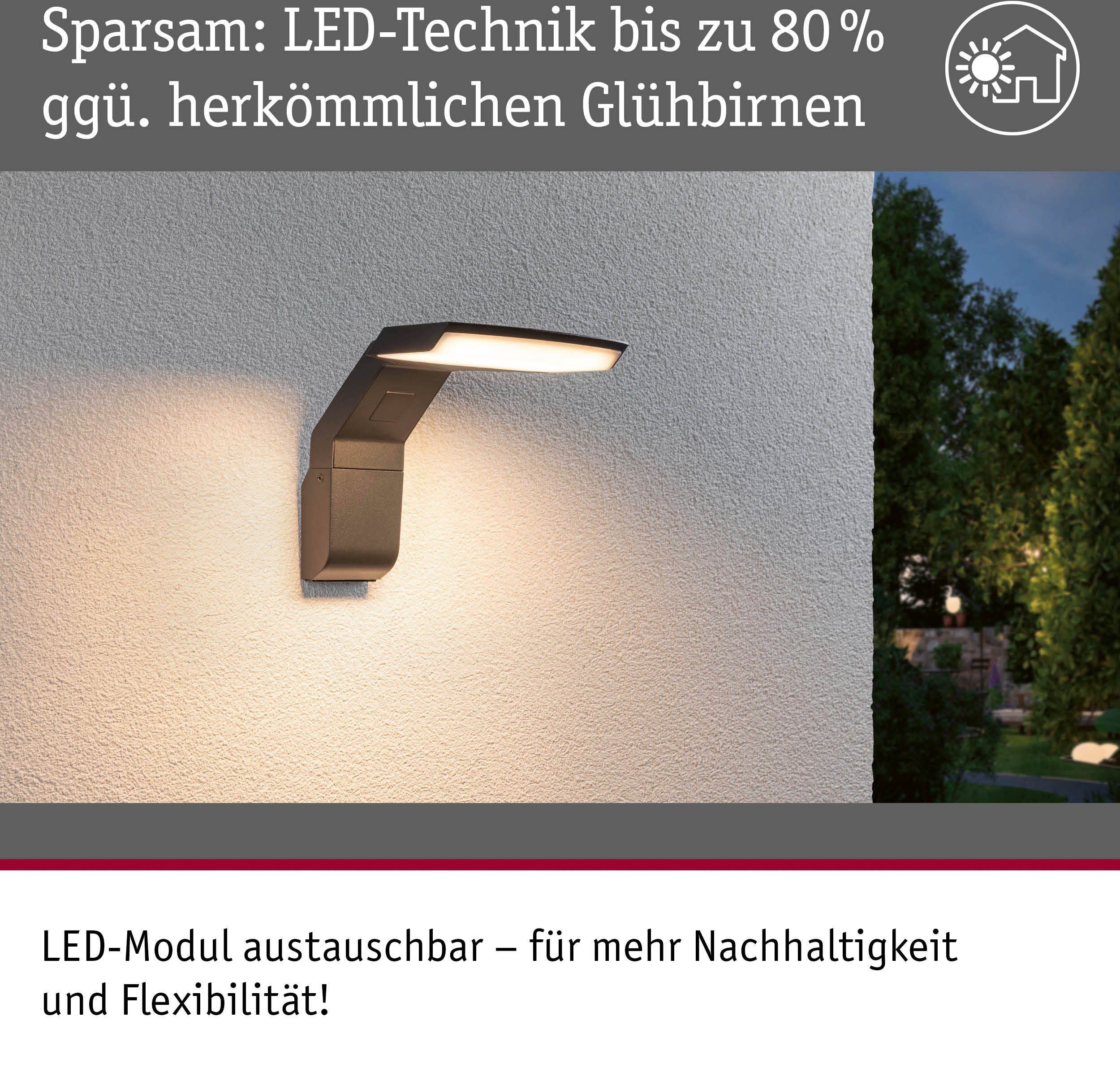Paulmann Led-wandlamp voor buiten Zenera 230V 3000K Antraciet