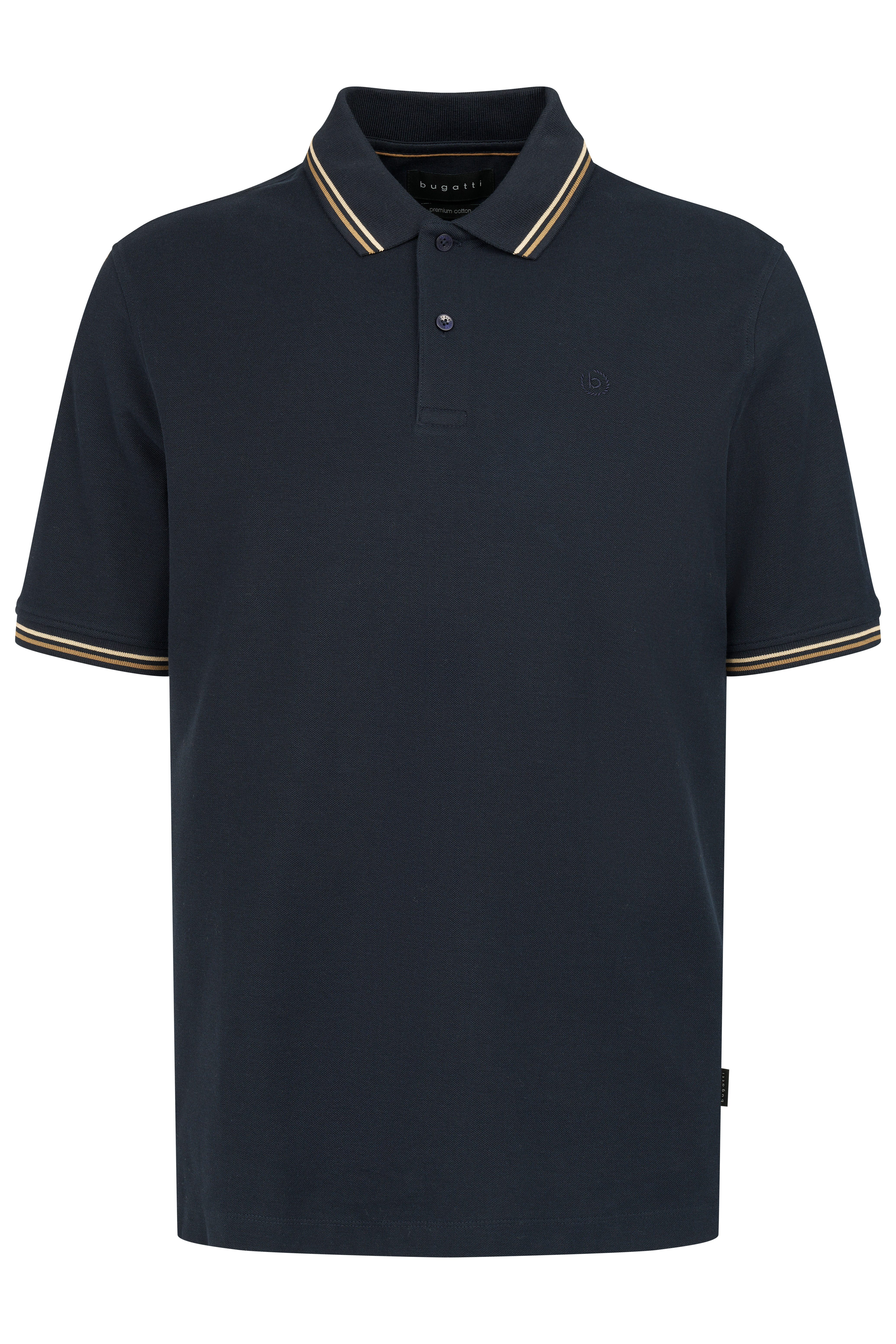 Bugatti Poloshirt met geborduurd logo