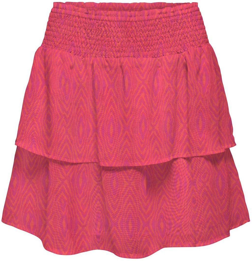 Only Minirok ONLANN STAR LAYERED SMOCK SKIRT