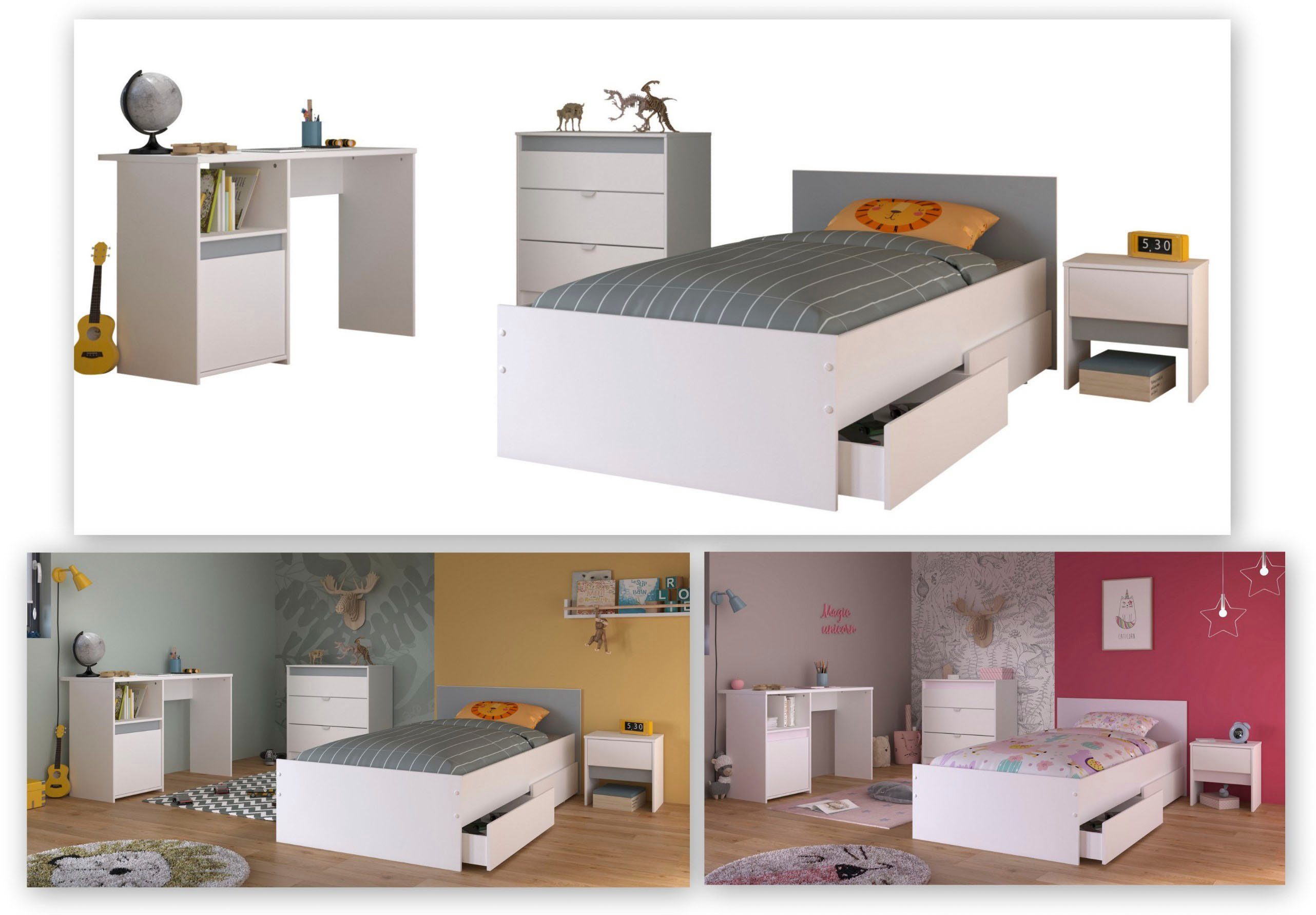 Parisot Tienerkamerset Pirouette (set, 5-delig)