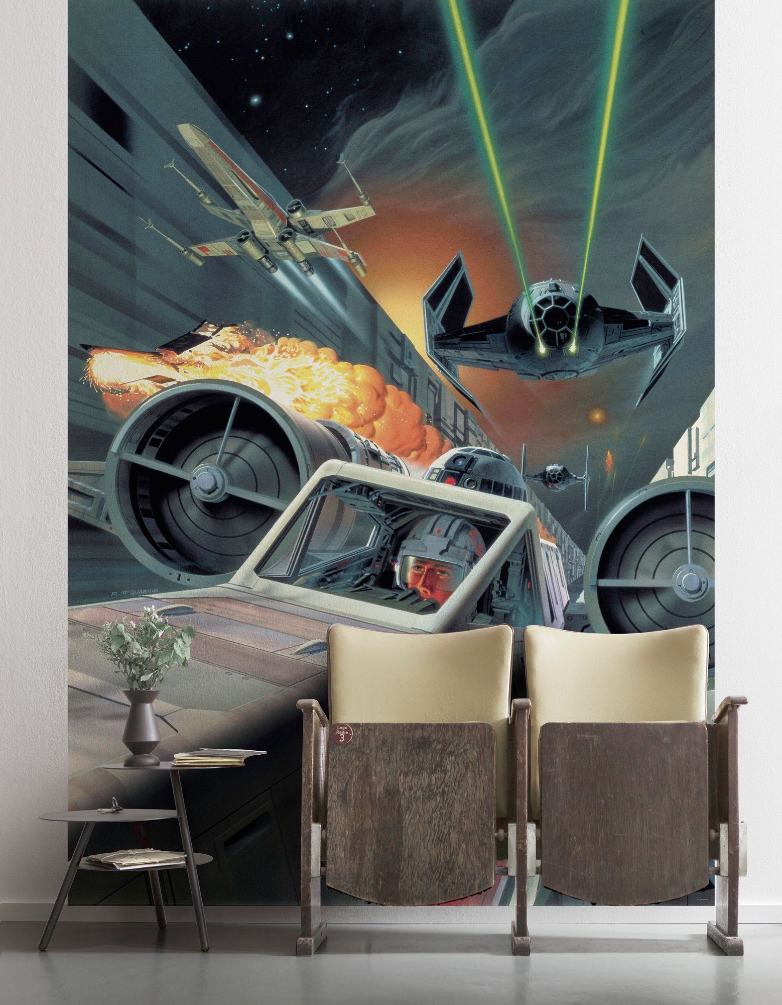 Komar Vliesbehang Digitale print vlies - Star Wars Classic Leia - Afmeting 200 x 250 cm (set)