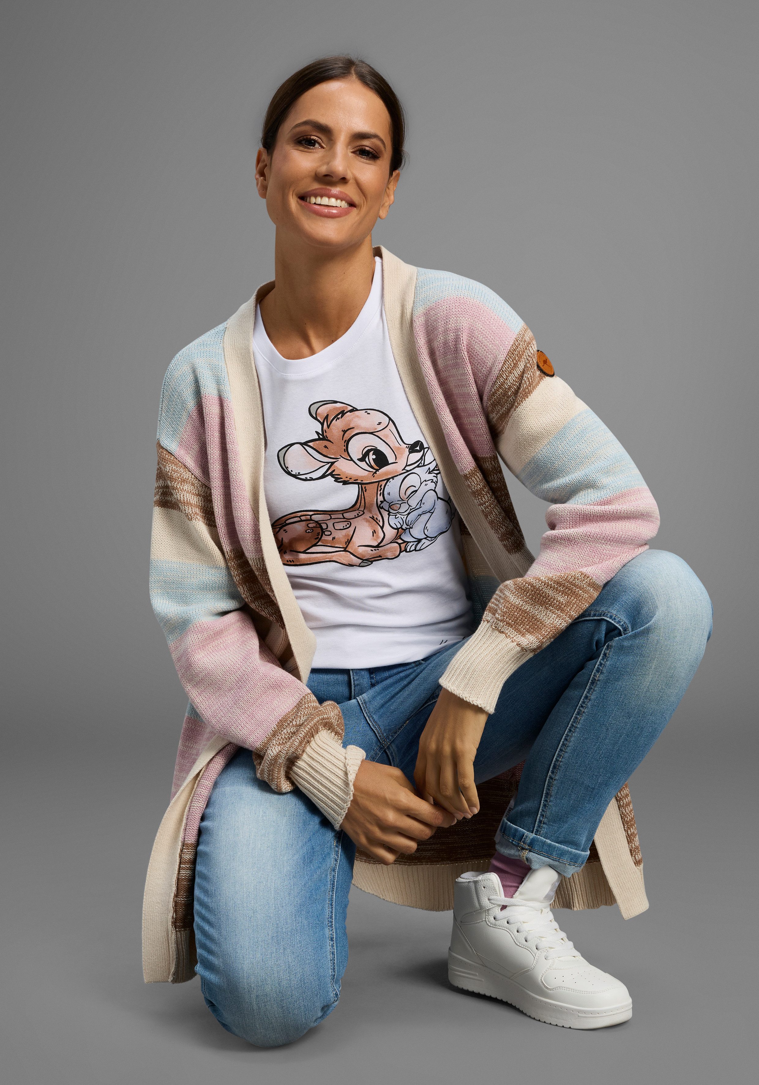 KangaROOS T-shirt Korte mouwen, zeer figuurvolgende pasvorm, van katoen