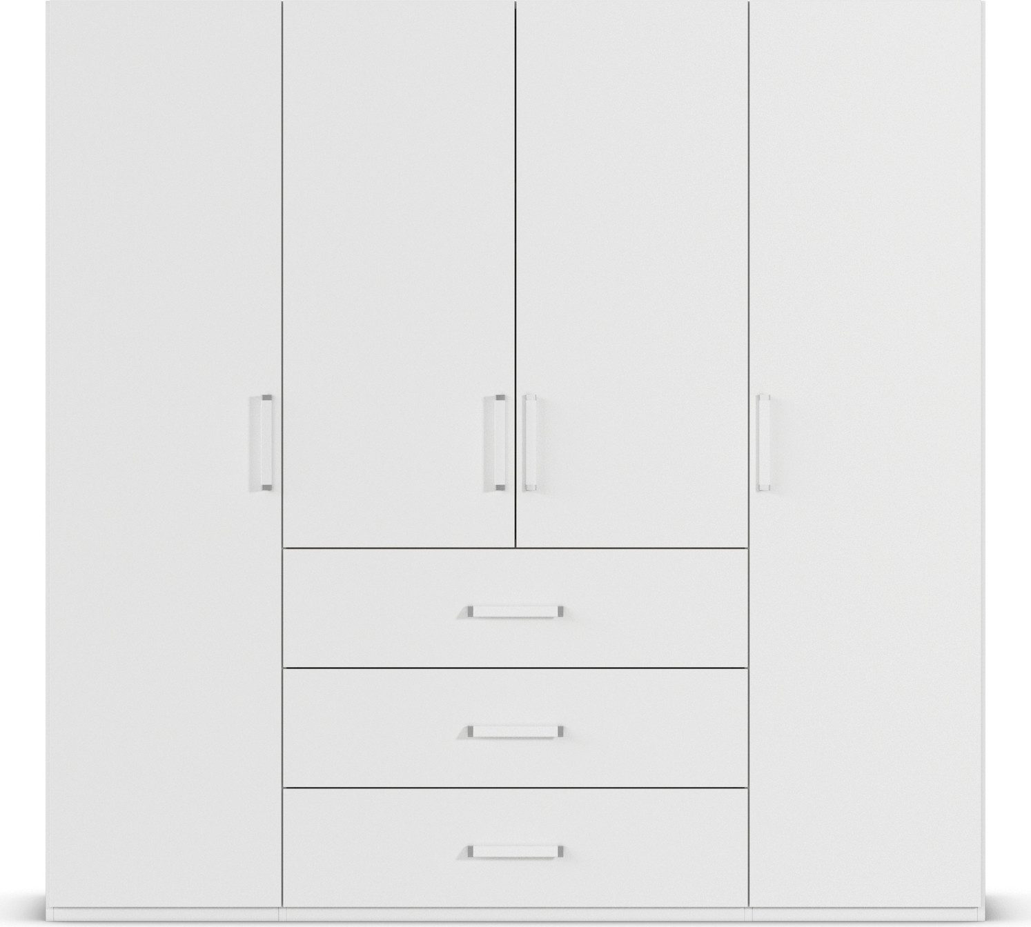 rauch Draaideurkast Kledingkast Kast Garderobe Slaapkamerkast EVELYN in elegante stijl met lades 3 breedtes en 2 hoogtes made in germany