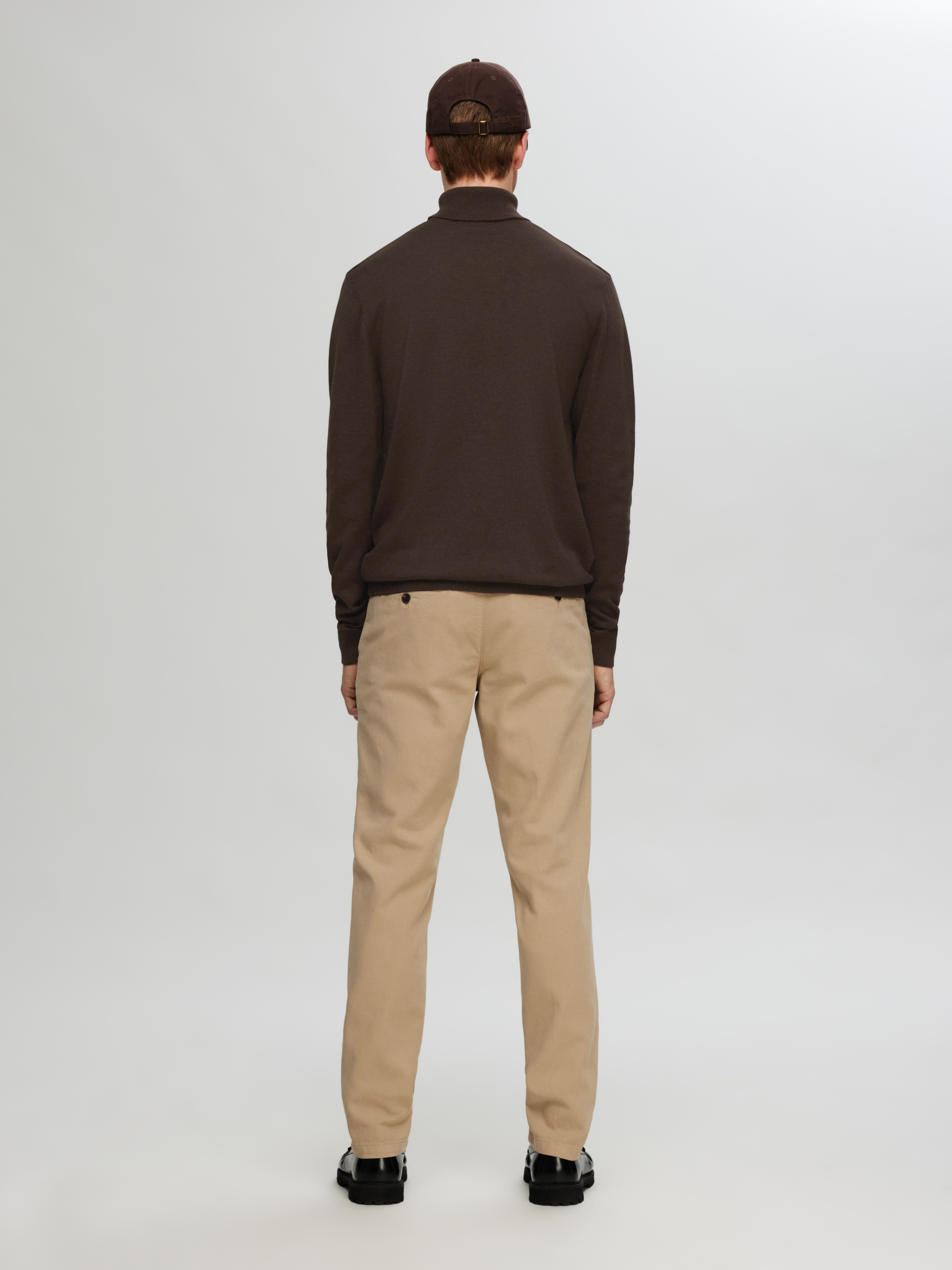 SELECTED HOMME Gebreide trui SLHBERG ROLL NECK NOOS