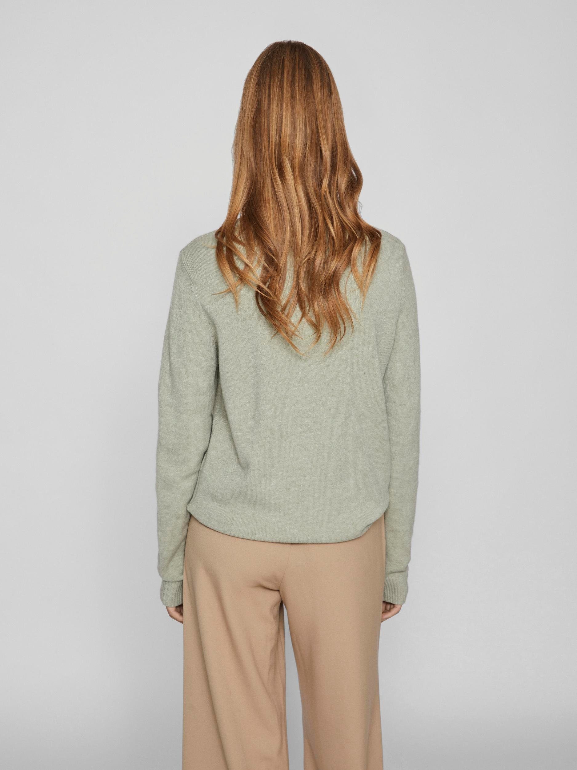 Vila Trui met ronde hals VIRIL O-NECK L/S KNIT TOP - NOOS