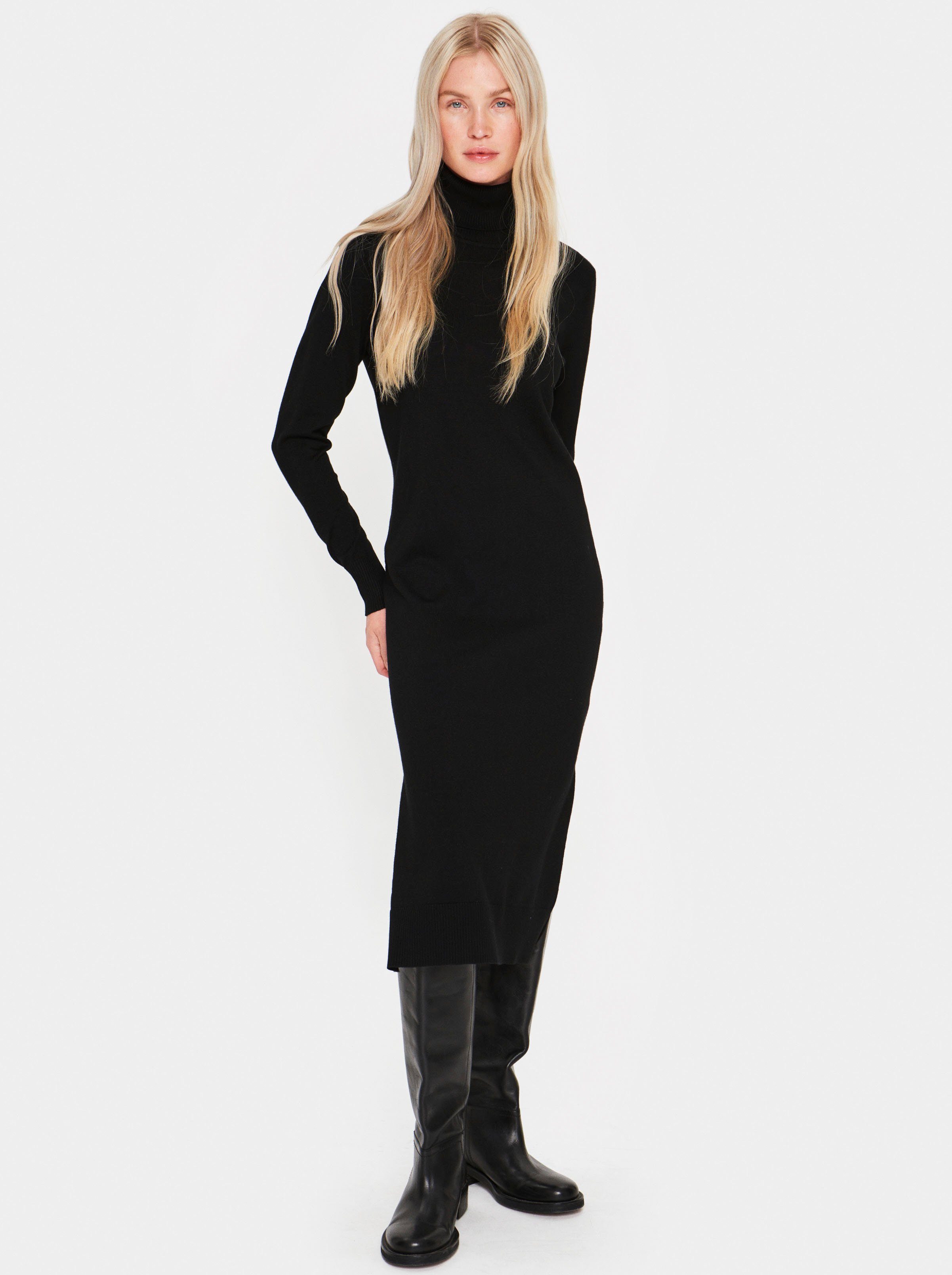 Saint Tropez Gebreide jurk MilaSZ Roll Neck Long Dress