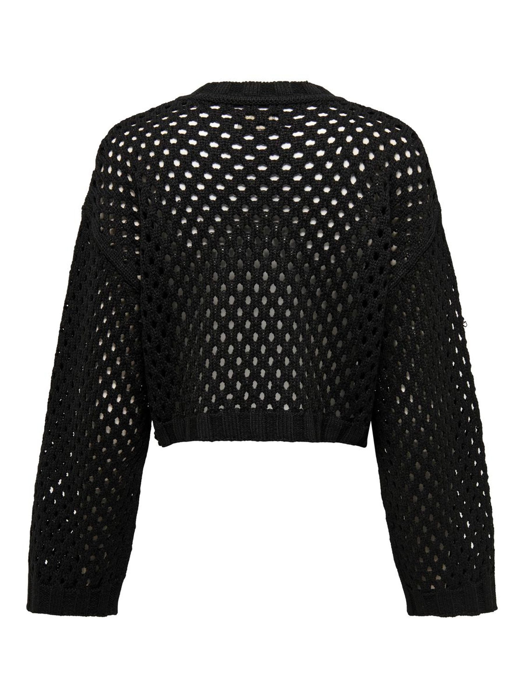 Only Gebreide trui ONLSMILLA SHORT PULLOVER L S KNT NOOS