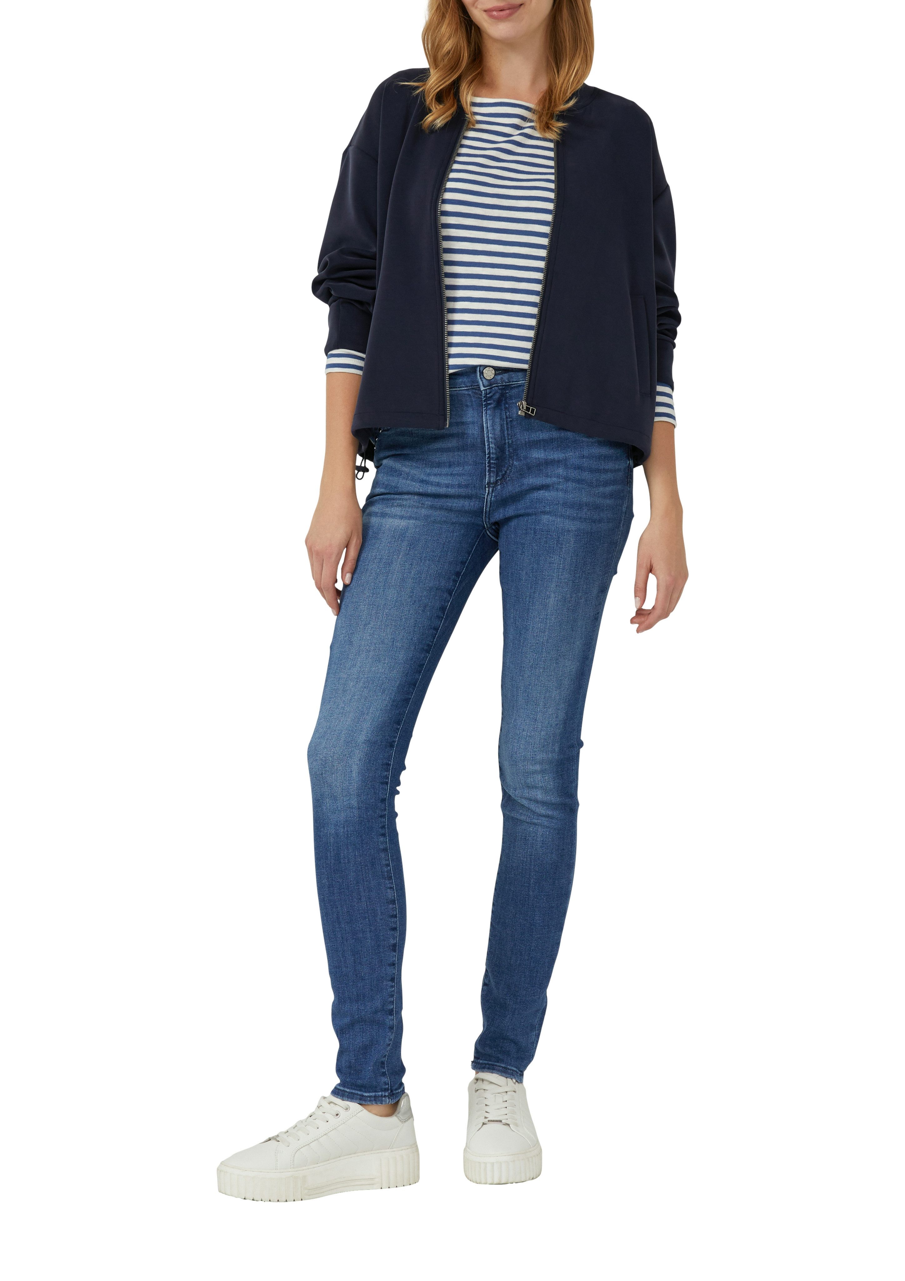 s.Oliver Skinny fit jeans Izabell in coole, verschillende wassingen