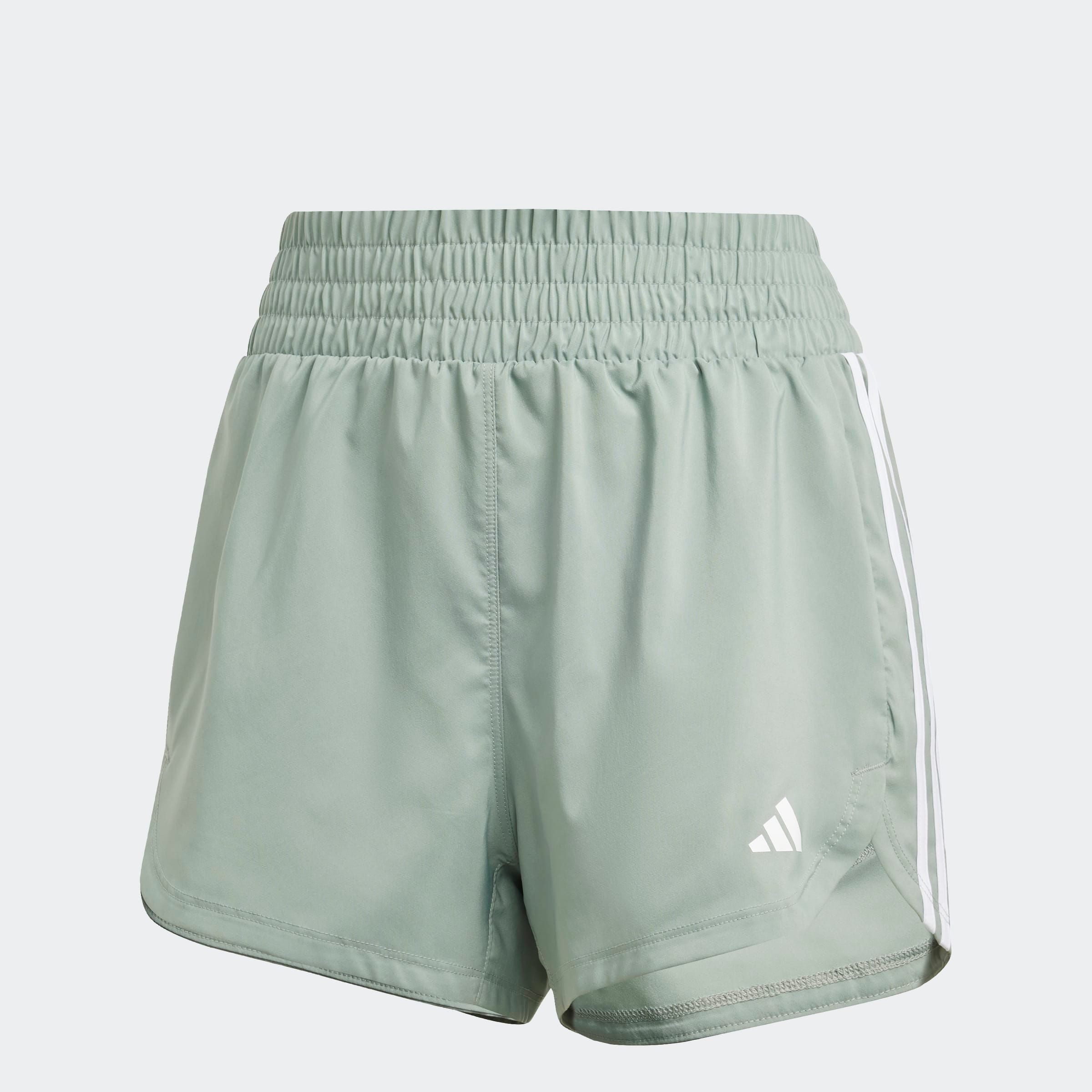 adidas Performance Short PACER WVN HIGH Geweven trainingsshorts met hoge taille (1-delig)