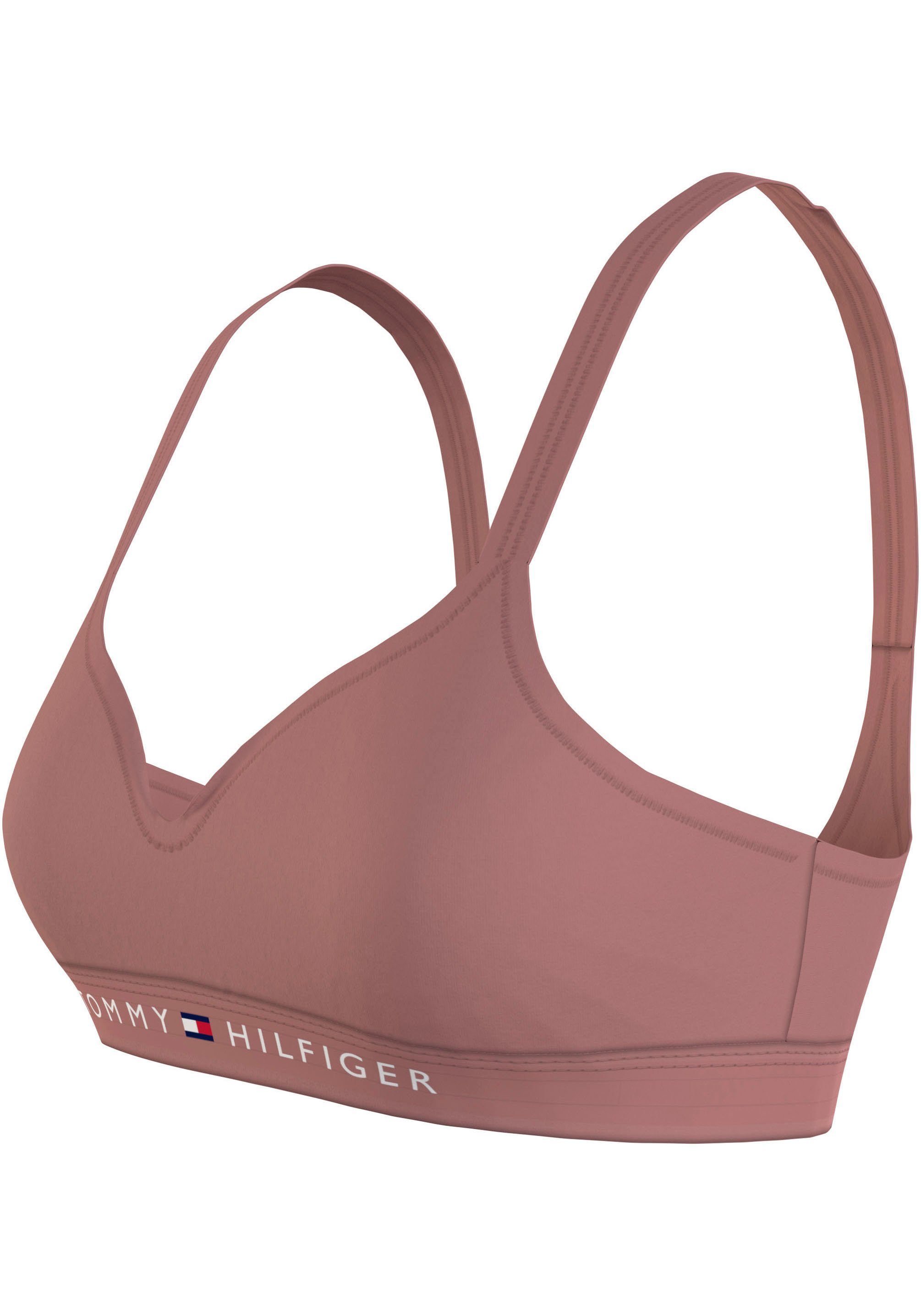 Tommy Hilfiger Underwear Bralette-bh BRALETTE LIFT (EXT SIZES) met modieuze tailleband met logo