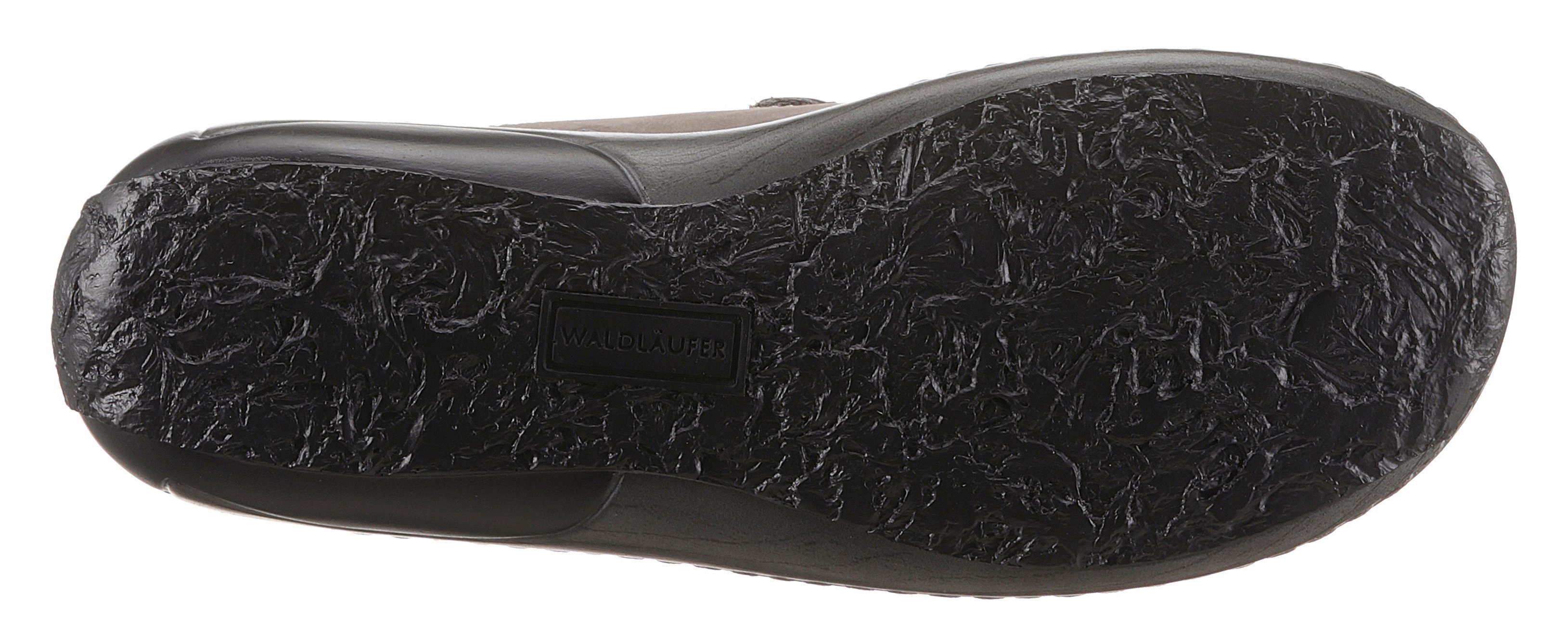 Waldläufer Slippers Garda , sleehak, zomerschoen, pantoffels met juwelenapplicatie, wijdte g