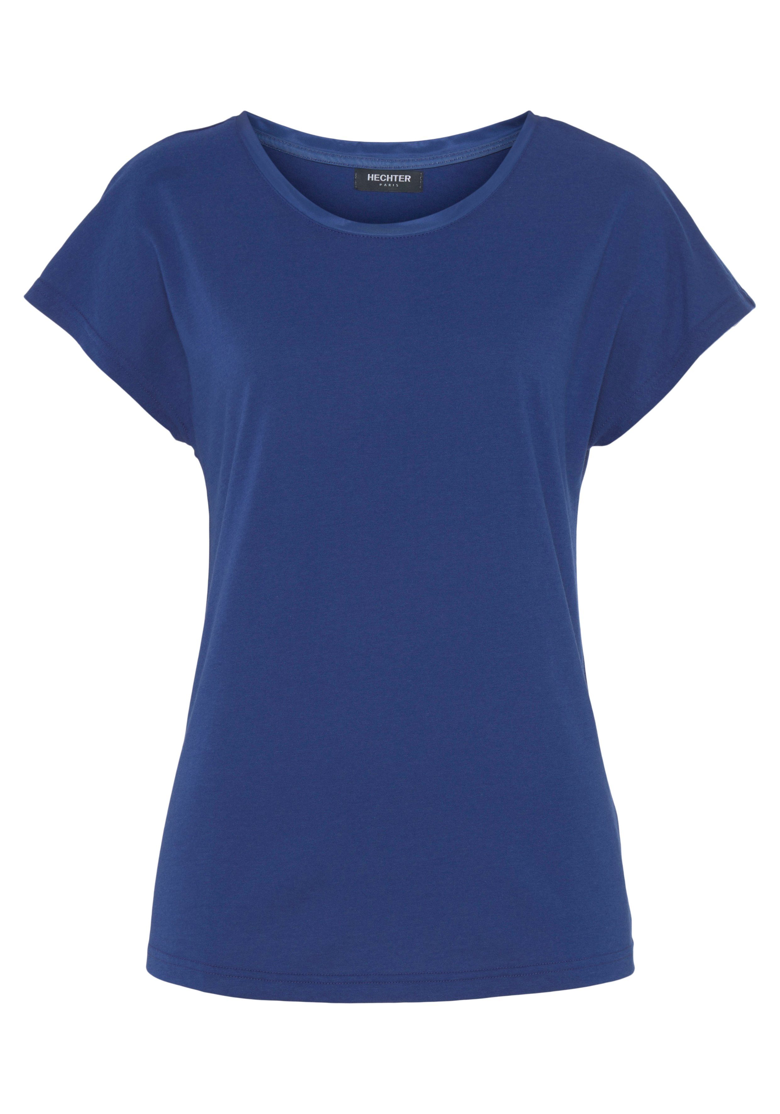 HECHTER PARIS Shirt met ronde hals met satijnen bies