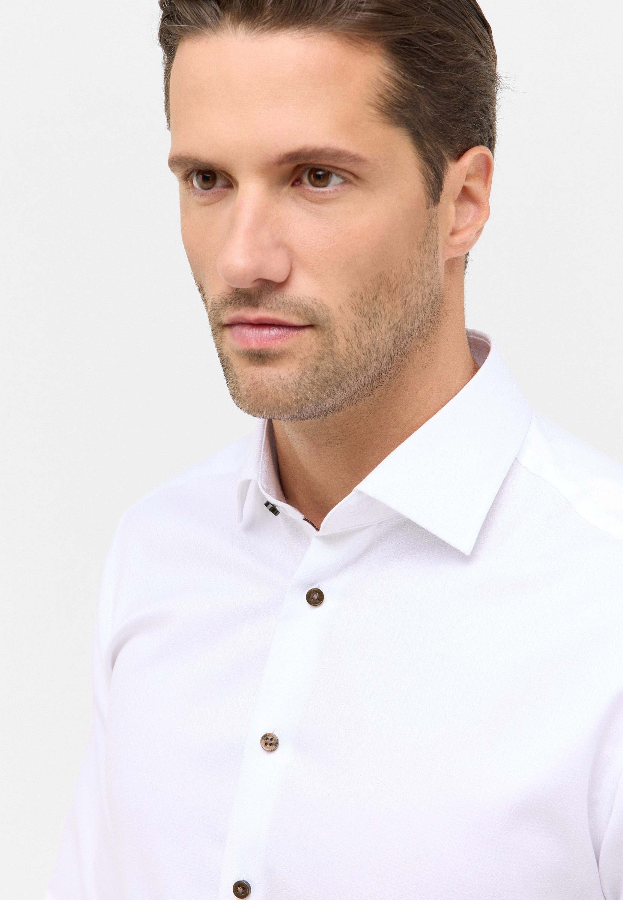 Eterna Overhemd met lange mouwen MODERN FIT NON IRON (strijkvrij)