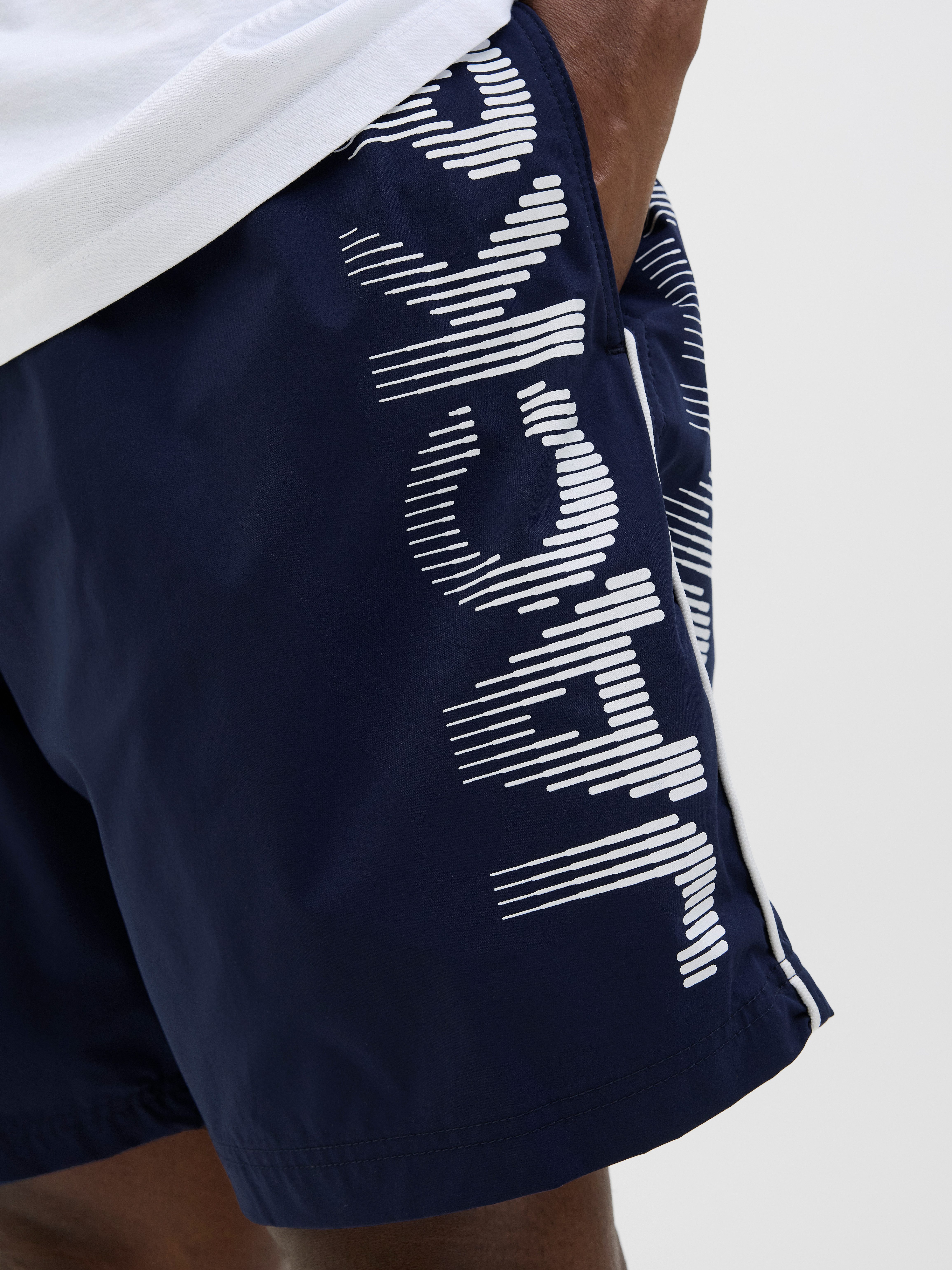 Jack & Jones PlusSize Zwemshort JPSTMAUI JJSWIM SPLICE LOGO AKM SN PLS