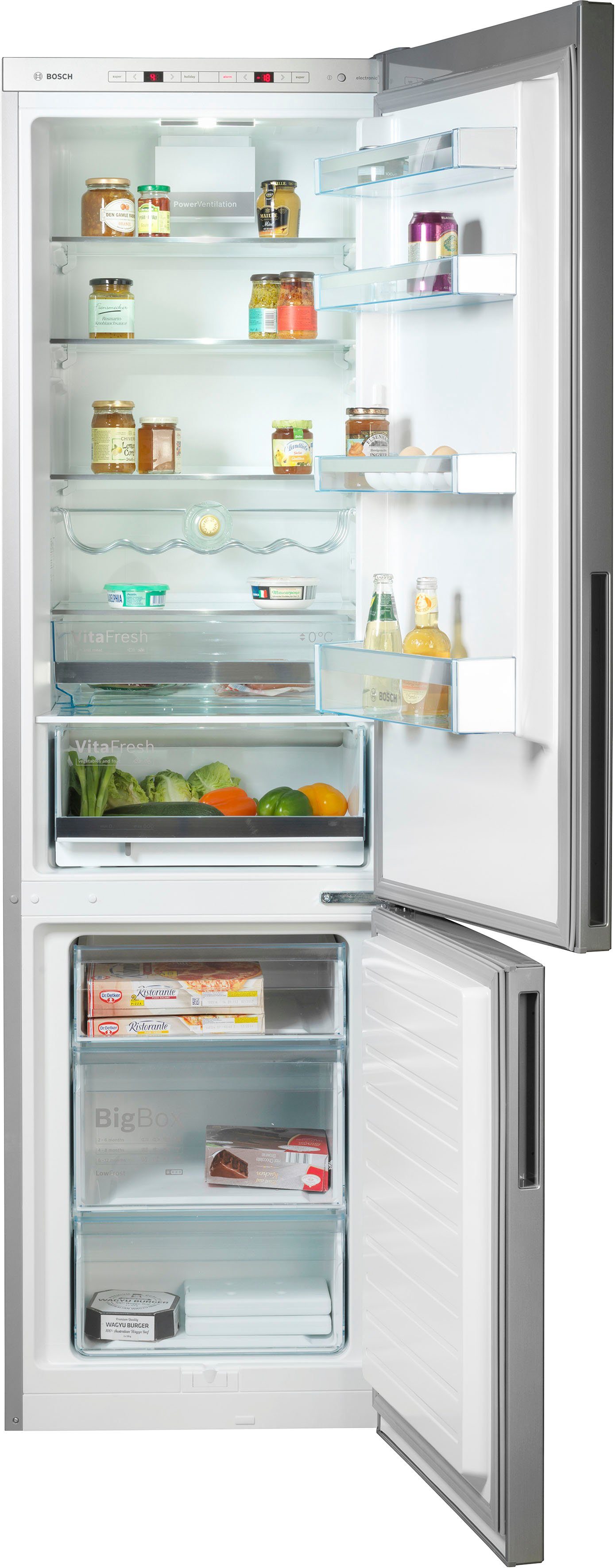 BOSCH Koel-vriescombinatie KGE39ALCA