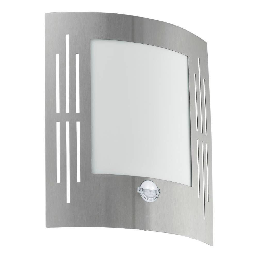 EGLO Wandlamp voor buiten CITY wandlamp, buitenverlichting, roestvrij staal, excl. lichtbron (1 stuk)