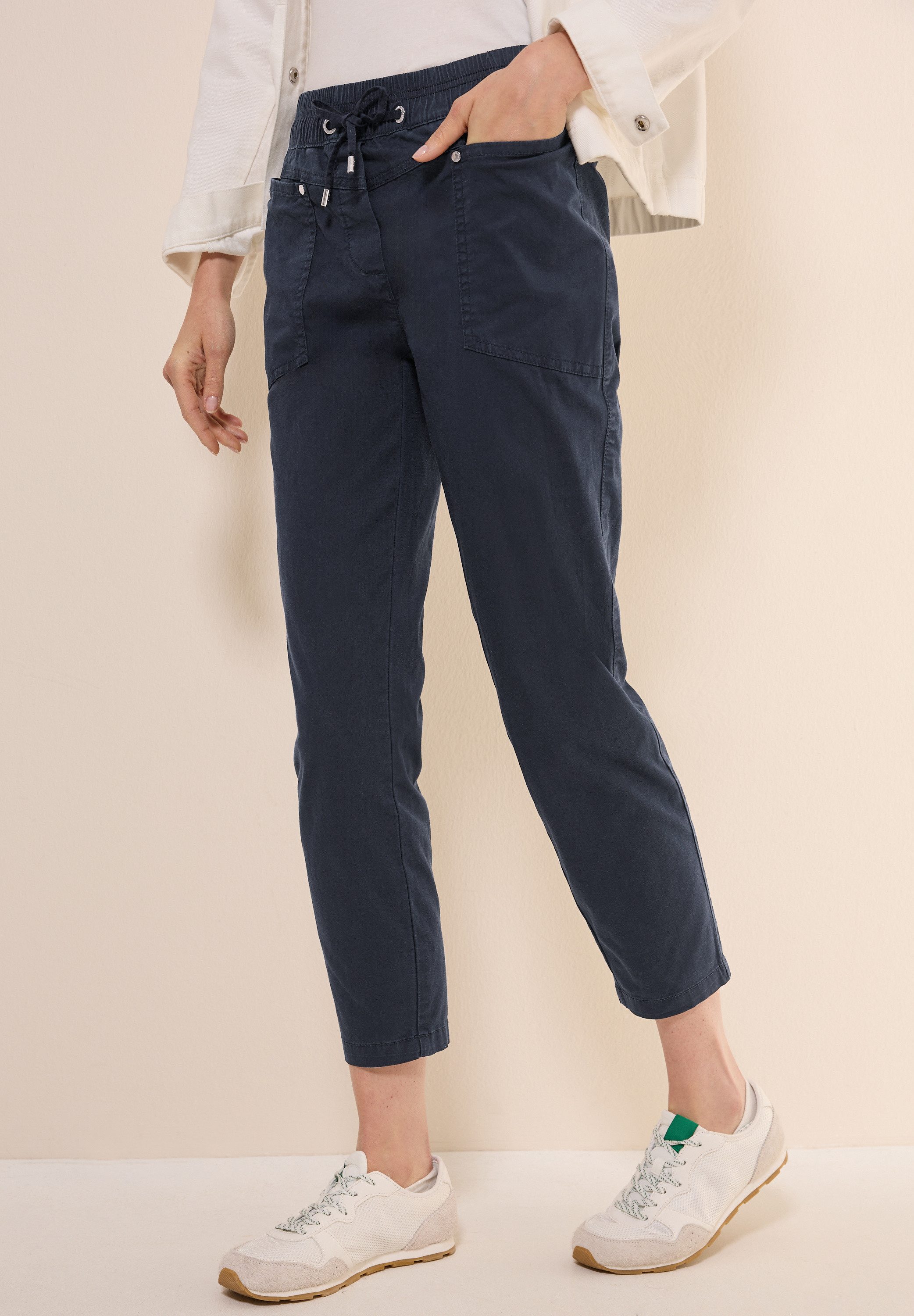 Cecil Stoffen broek Stijl Chelsea dames harembroeken maat M (40) blauw
