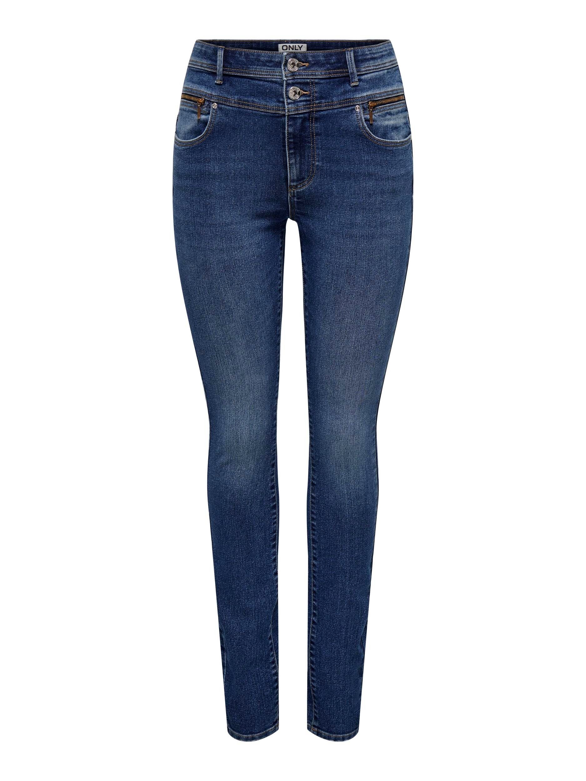 Only Skinny fit jeans ONLDAISY HW DB YOKE ZIP SKINNY DNM PIM