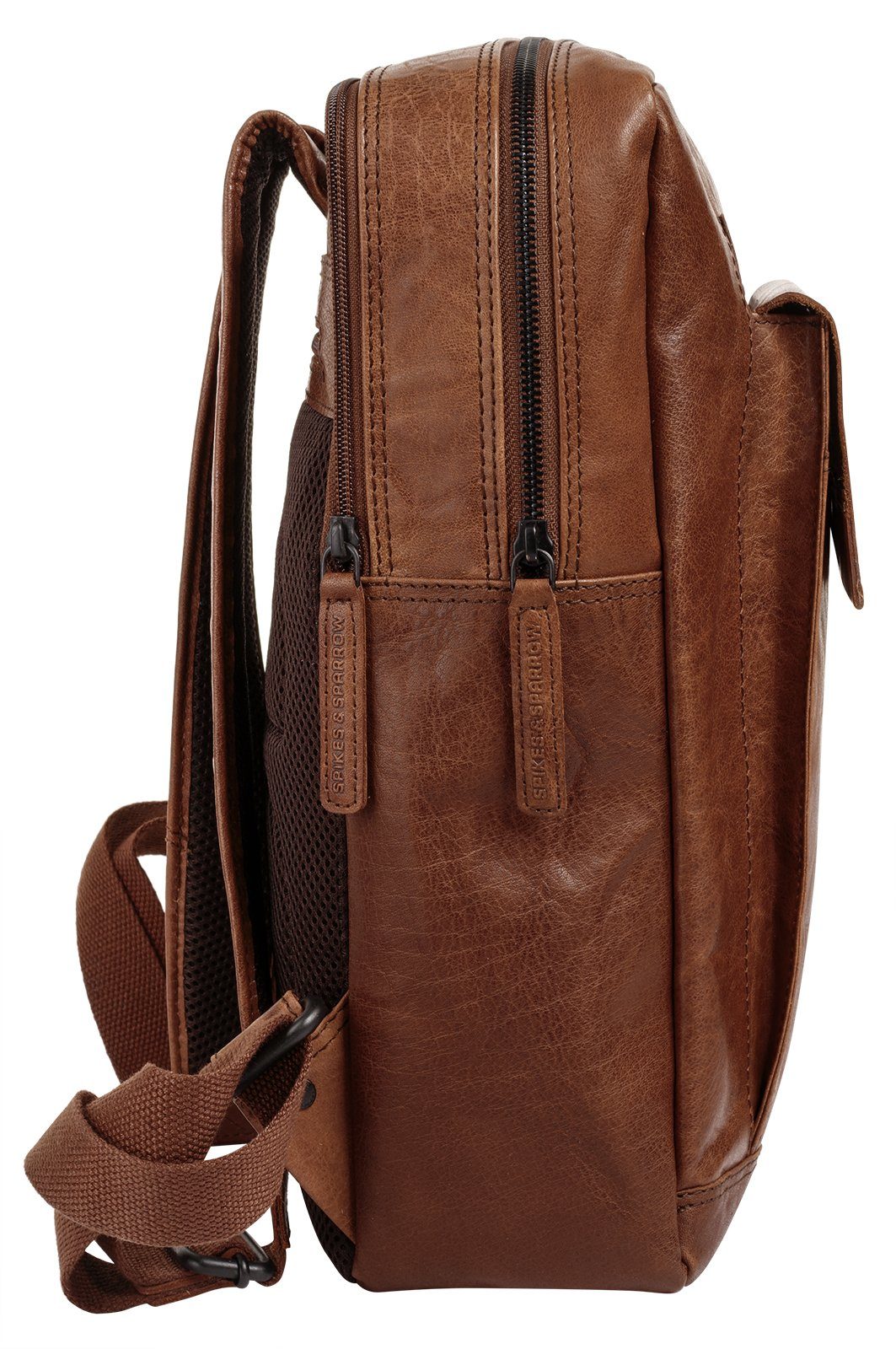 Spikes & Sparrow Laptoprugzak echt leder