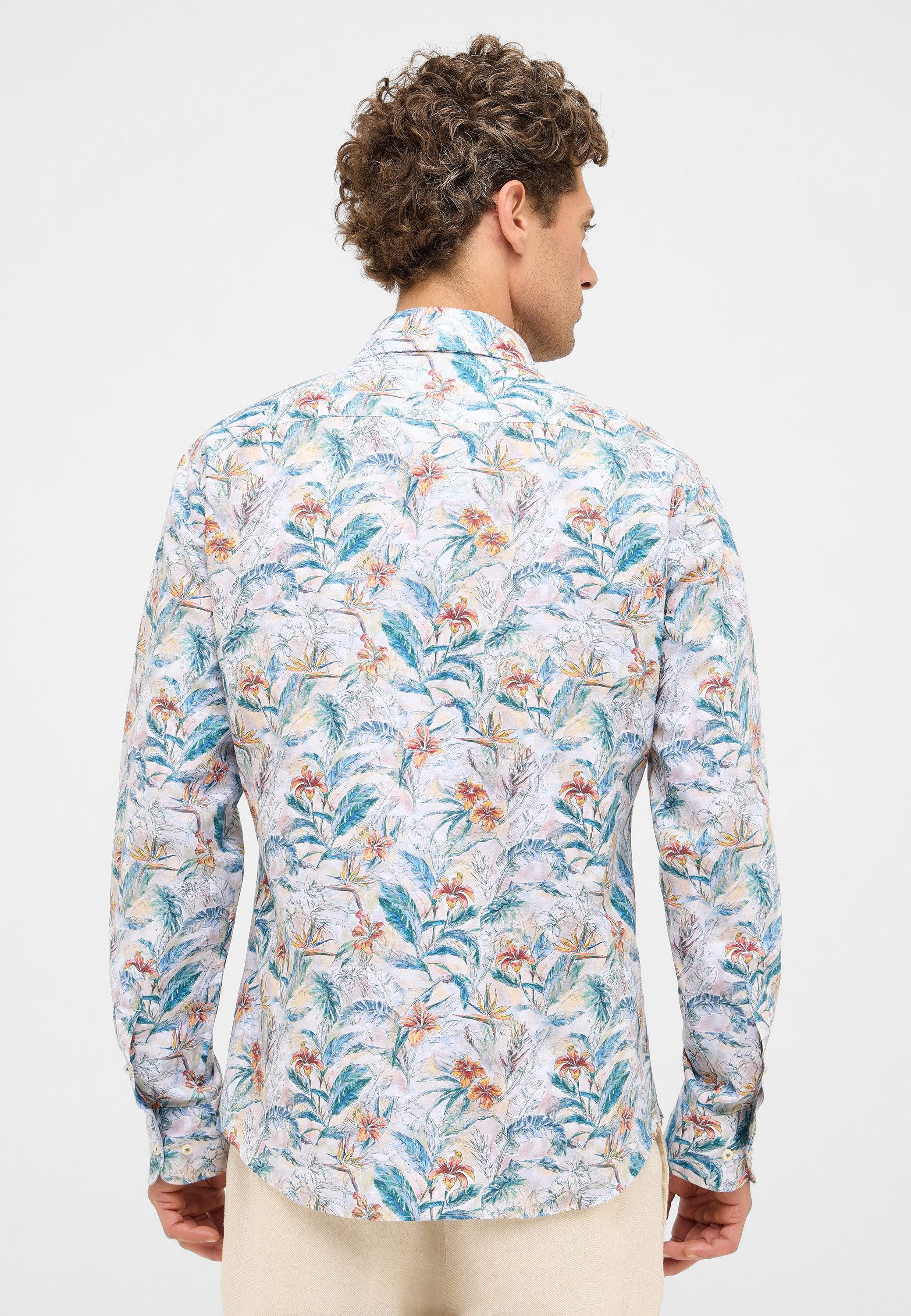 Eterna Overhemd met lange mouwen Slim fit EASY IRON (gemakkelijk te strijken)