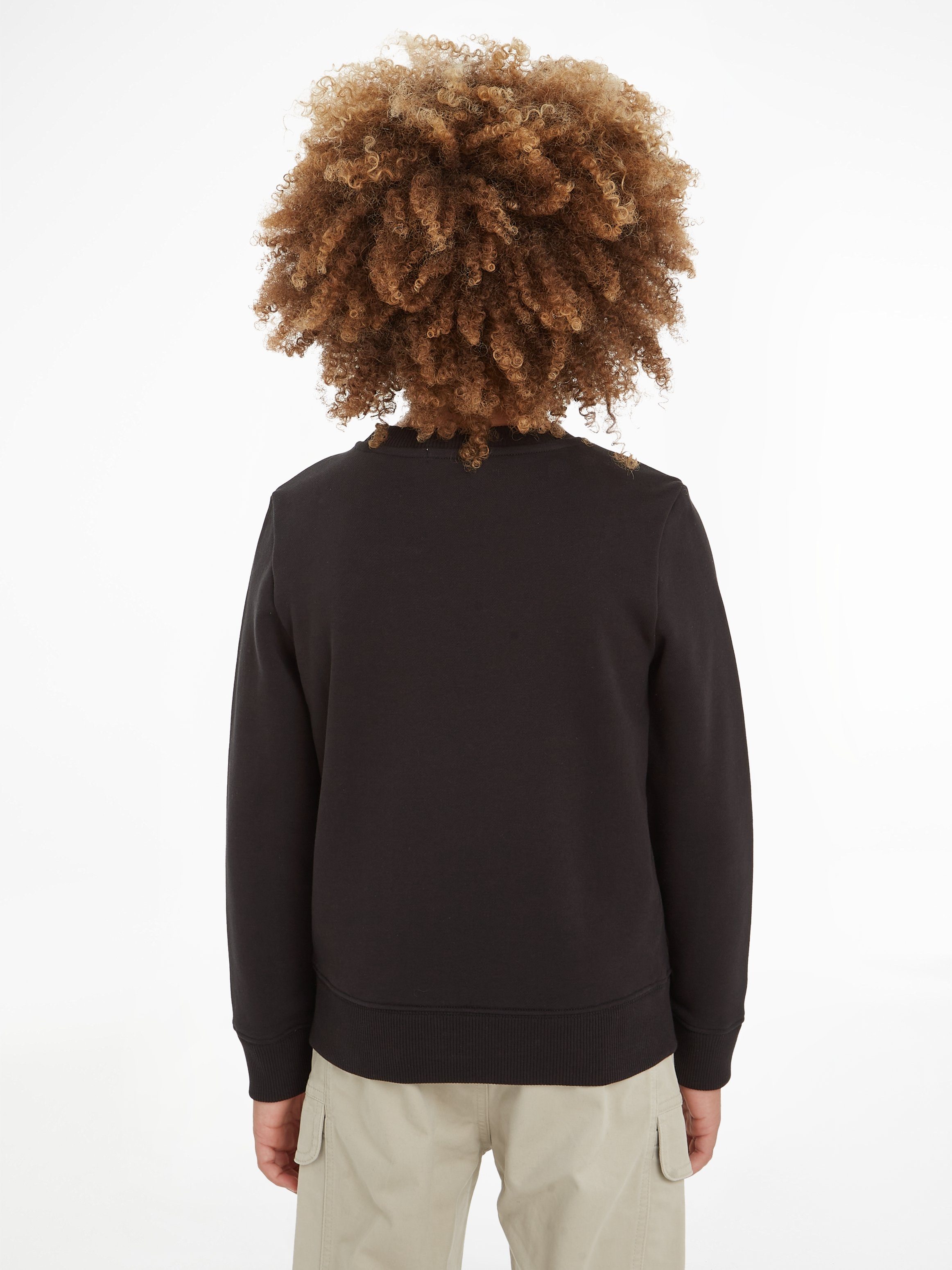 Calvin Klein Sweatshirt MONOGRAM CN SWEATSHIRT voor kinderen tot 16 jaar