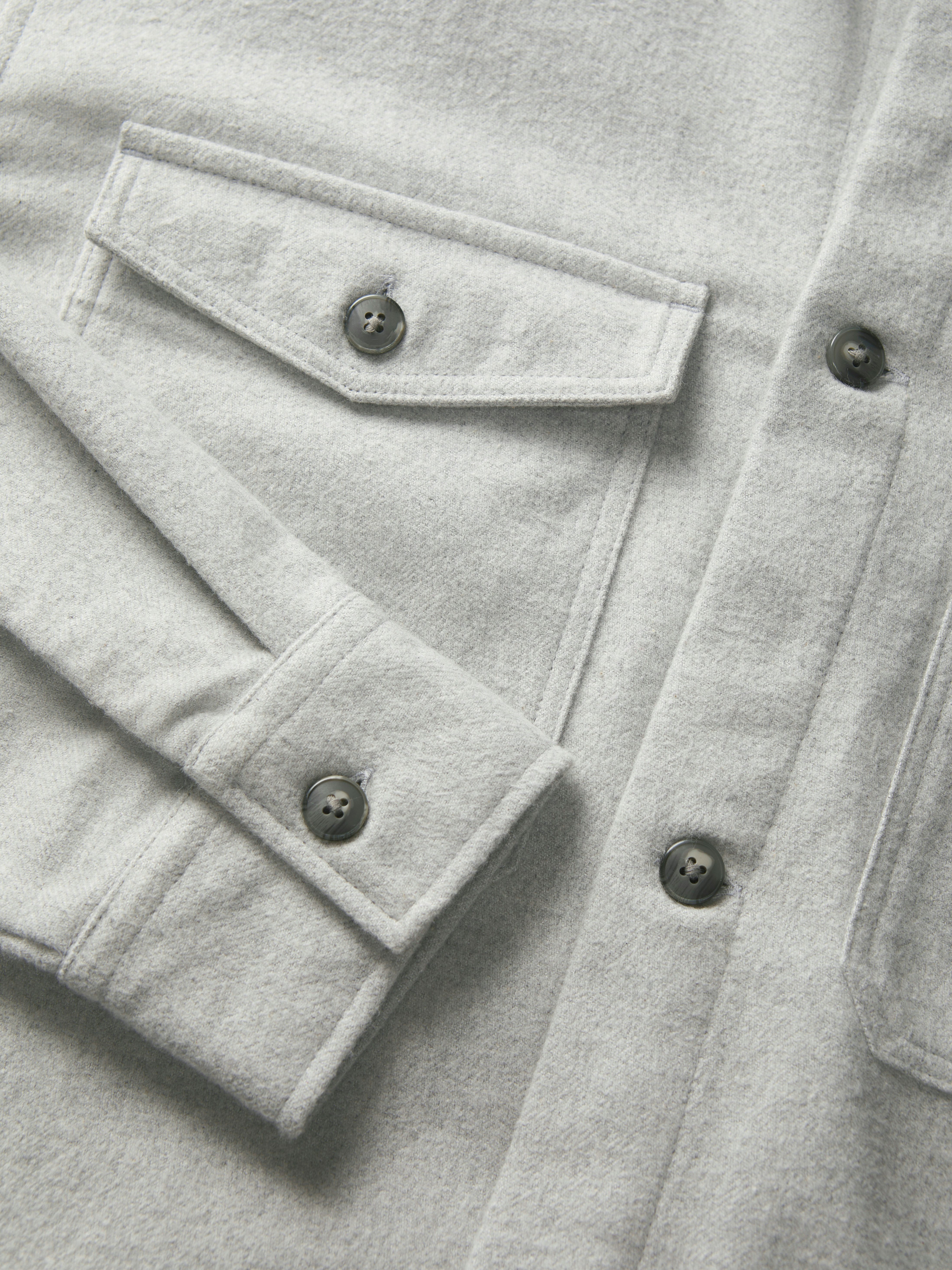 Jack & Jones Overhemd met lange mouwen JJEPERFECT MELANGE OVERSHIRT LS SN
