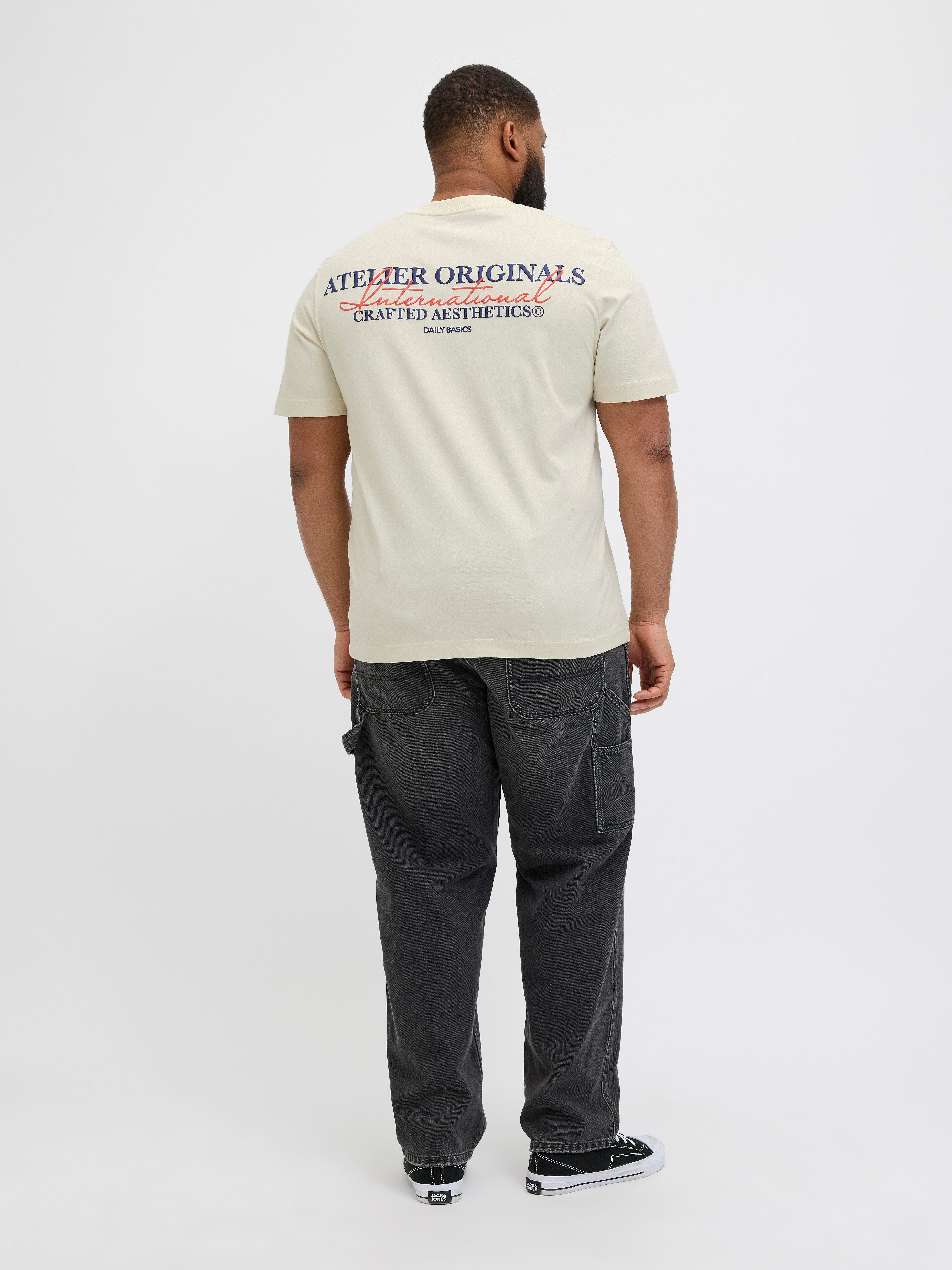 Jack & Jones PlusSize Shirt met korte mouwen JORISLINGTON TYPE TEE SS CREW NECK PLS