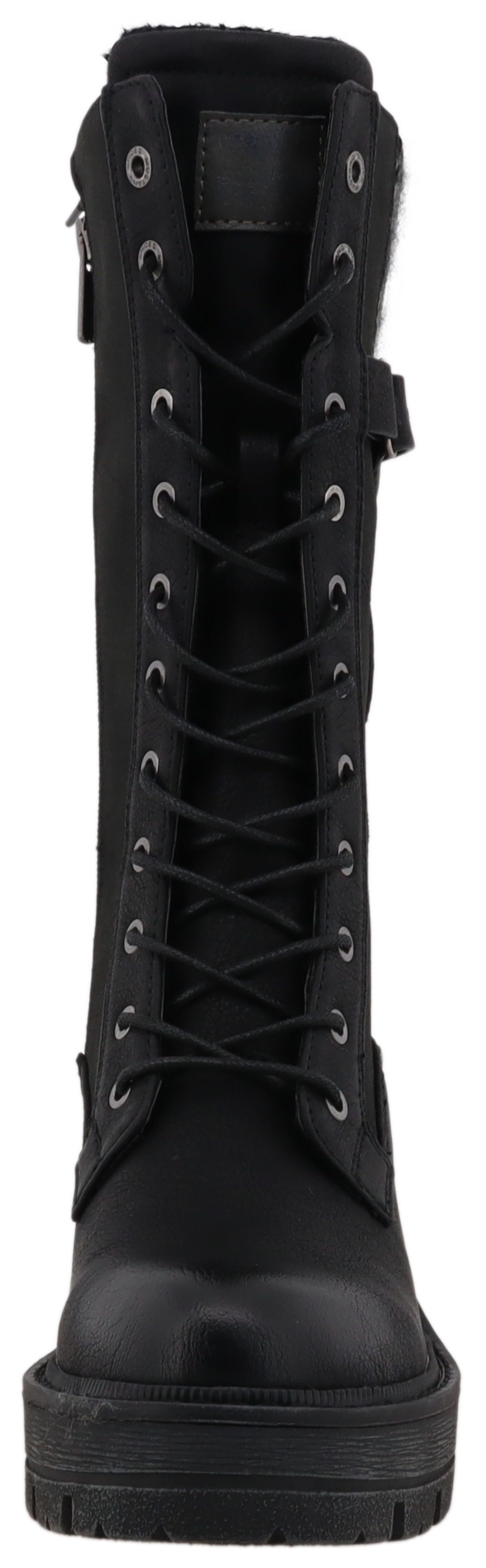 Mustang Shoes Winterlaarzen Madlin Snowboots, winterlaarzen met textielkraag