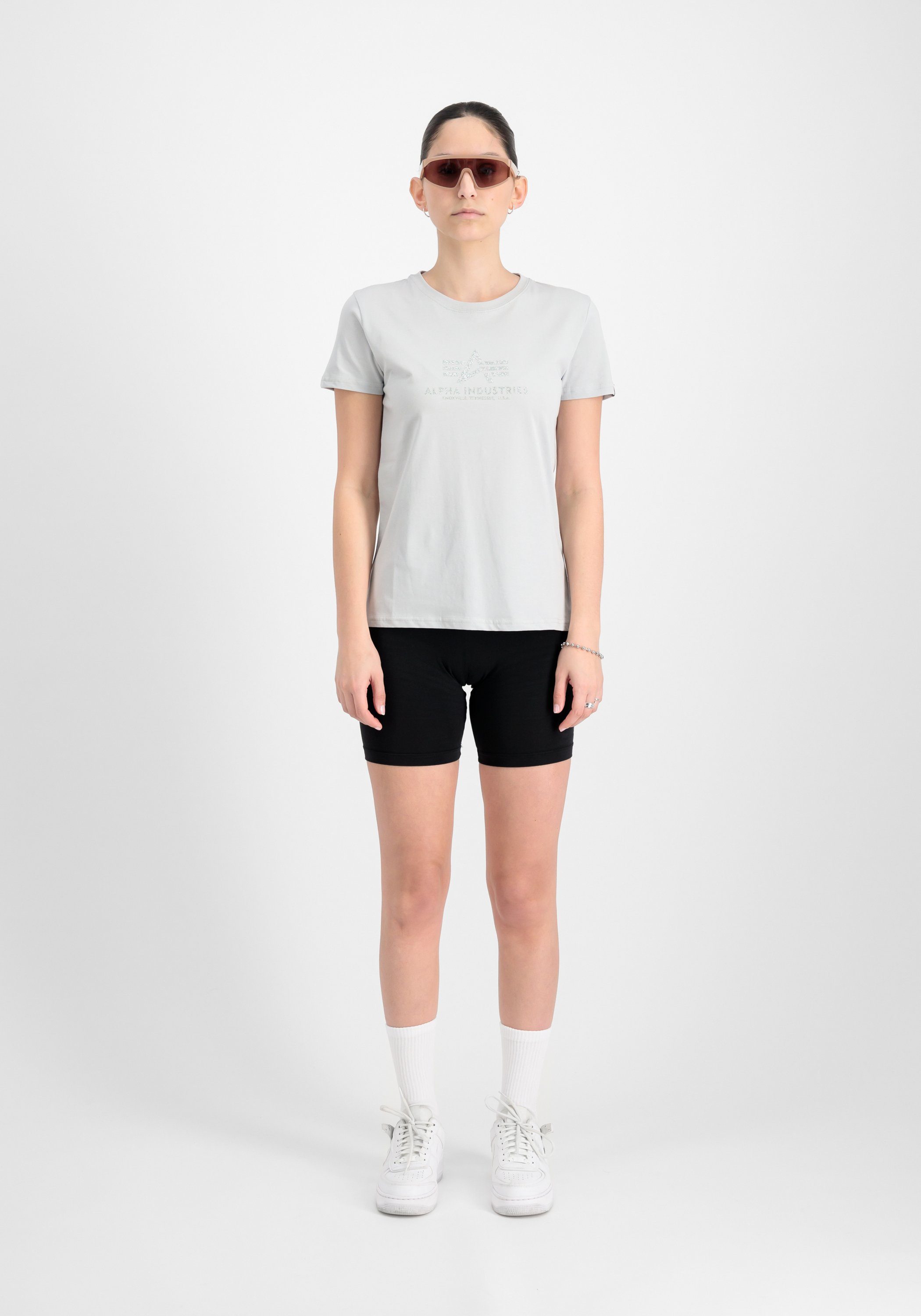 Alpha Industries T-shirt New Basic T-Shirt BL Glitter W