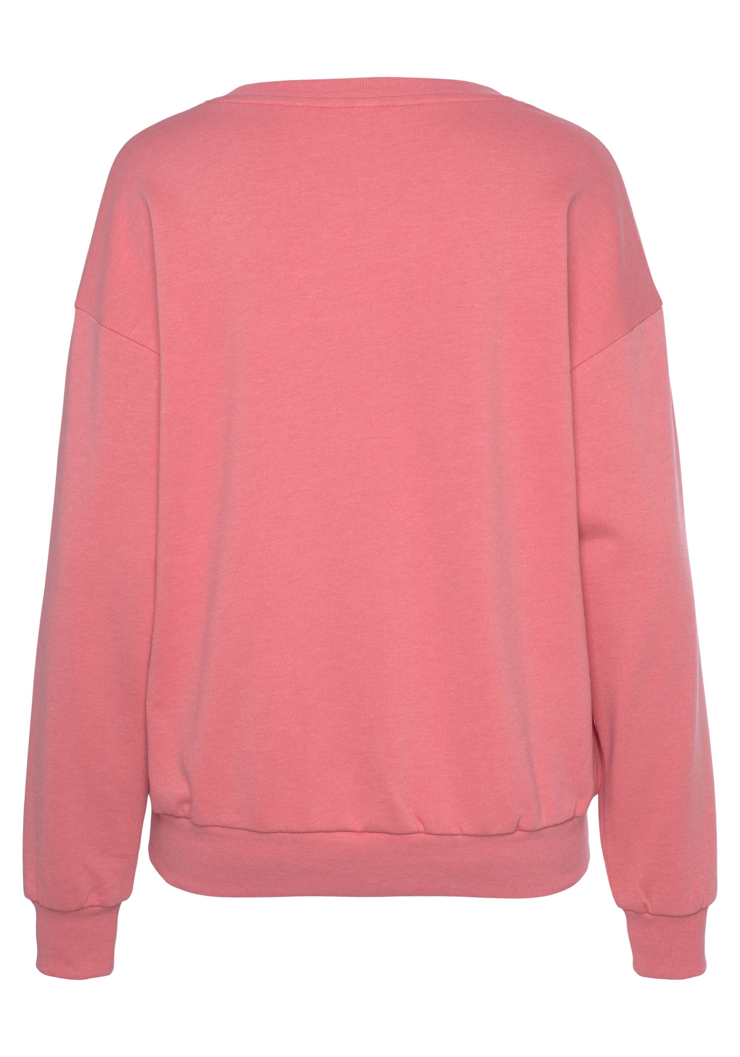 Vivance Sweater -Pullover met mooie frontprint, loungewear