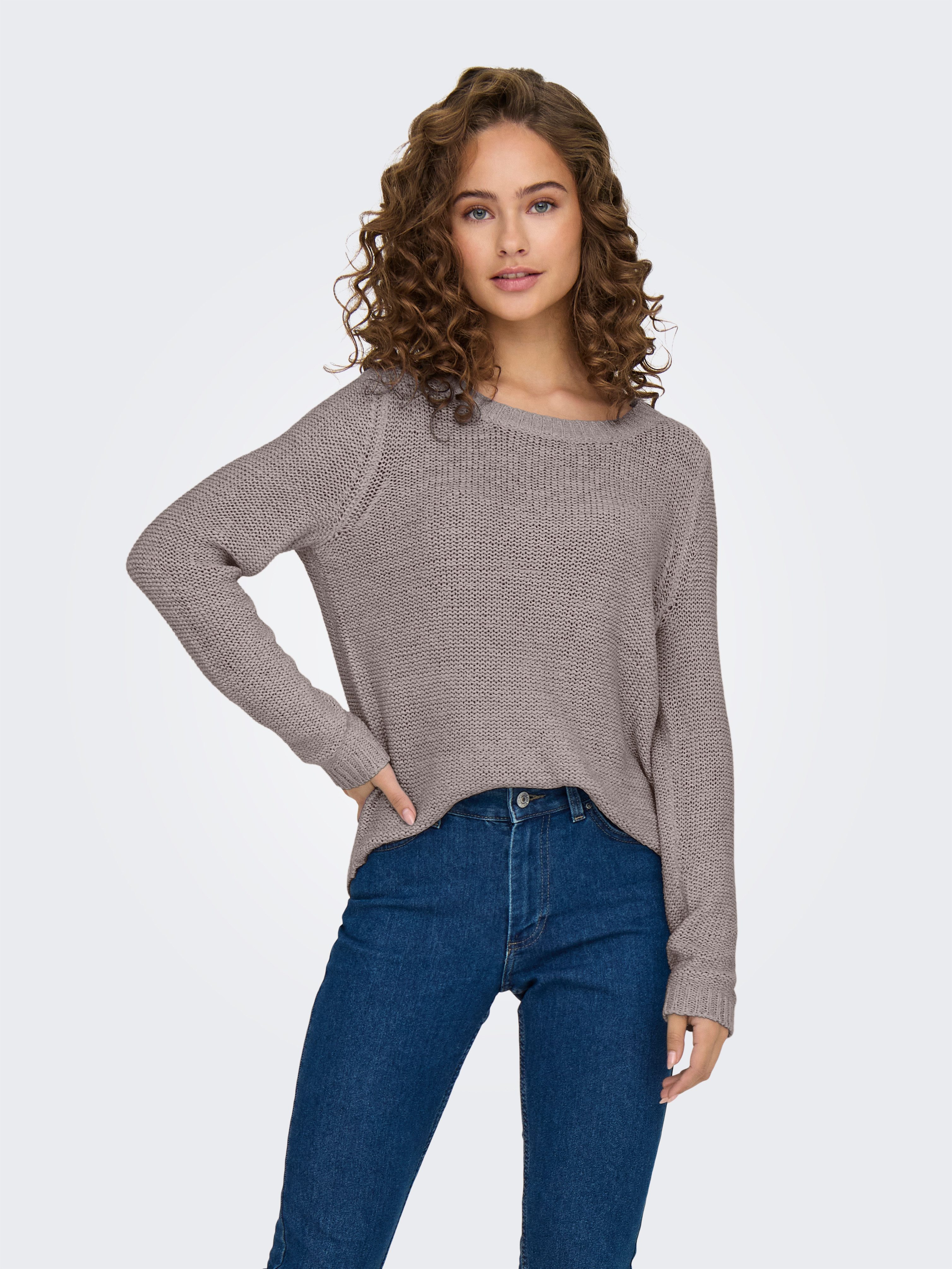 Only Gebreide trui ONLGEENA XO L/S PULLOVER KNT NOOS