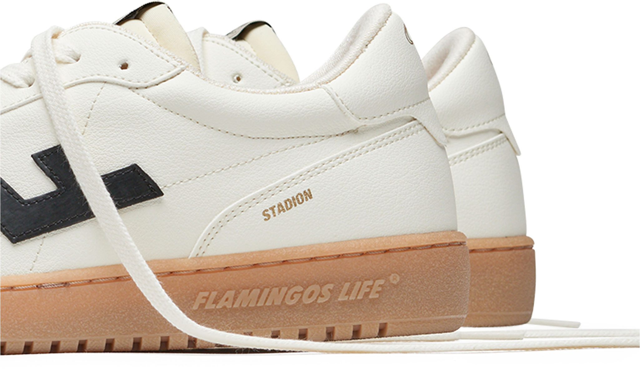 MUSTANG Sneakers STADION vegan sneakers, bovenmateriaal van 68% maïsrestanten