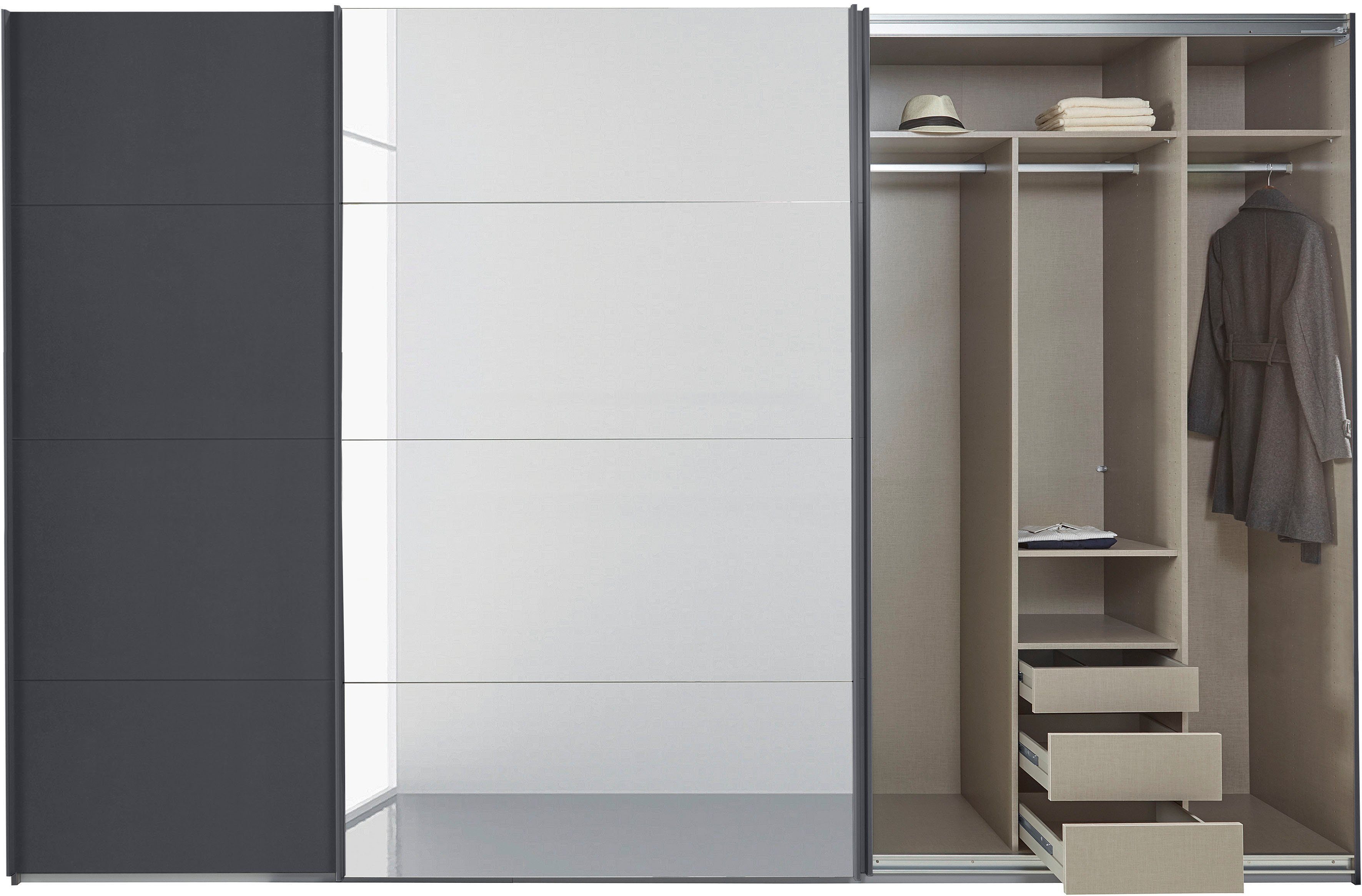 rauch Zweefdeurkast Kledingkast kast garderobe TOPSELLER OTELI incl. binnenindeling