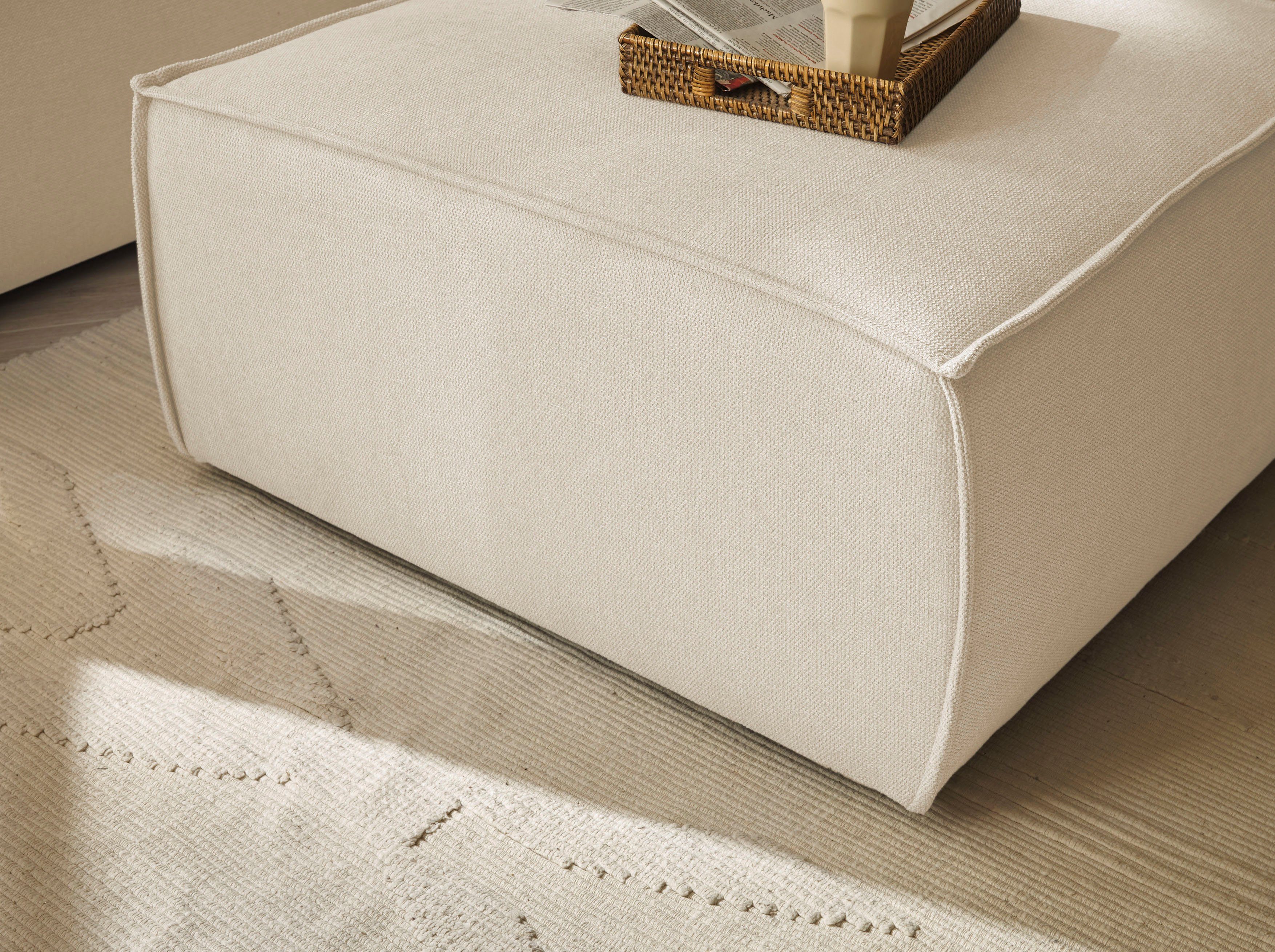 andas Loveseat Finnley Loveseat en hocker als set, passend bij de bekleding-serie Finnley (2-delig)