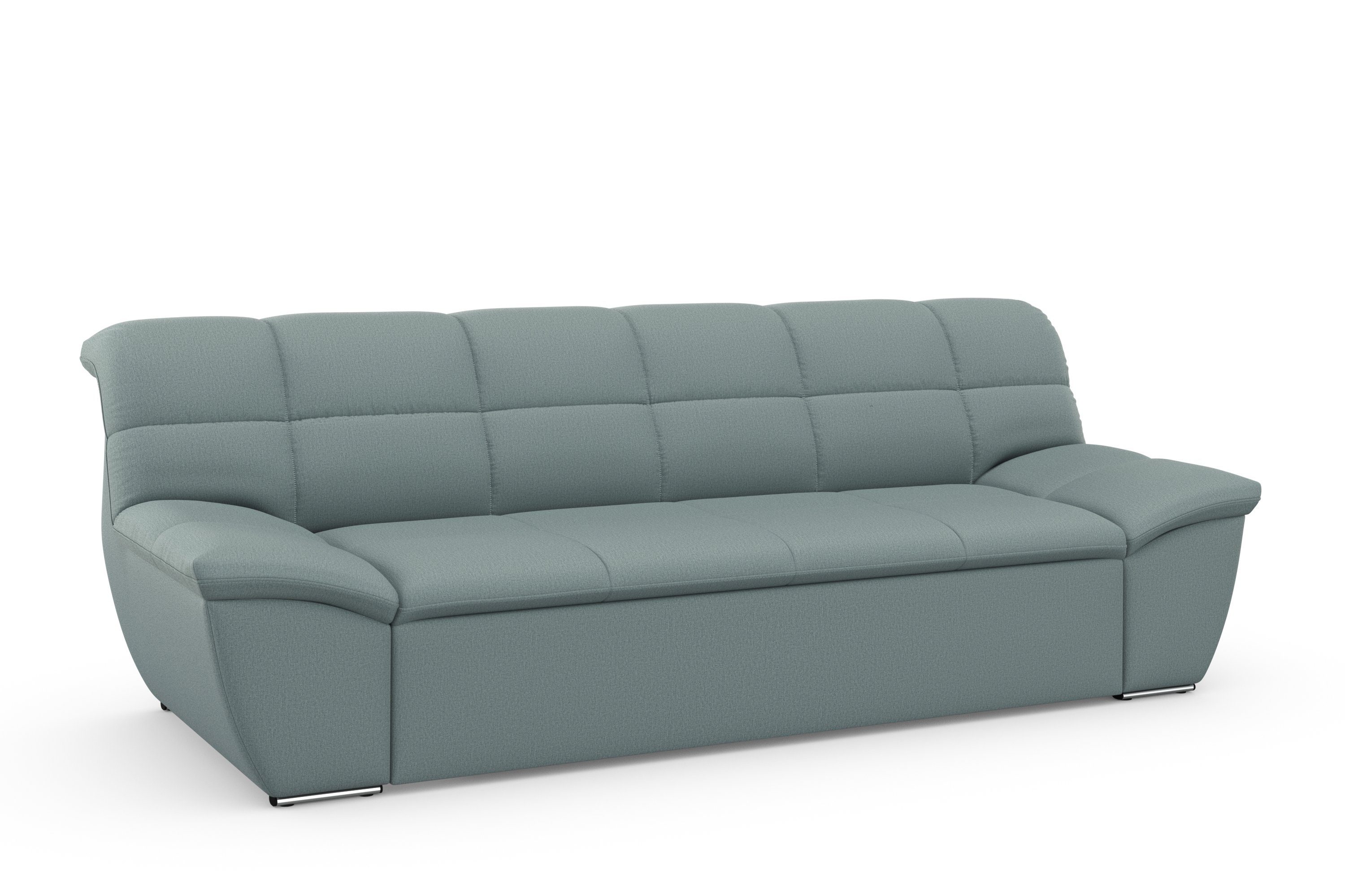 DOMO collection 3-zitsbank Splash, moderne stiksels in de zitting en rug, comfortabel,
