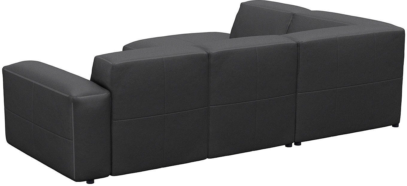 FLEXLUX Hoekbank Lucera, super comfortabel door hoogwaardige zitconstructie met koudschuim