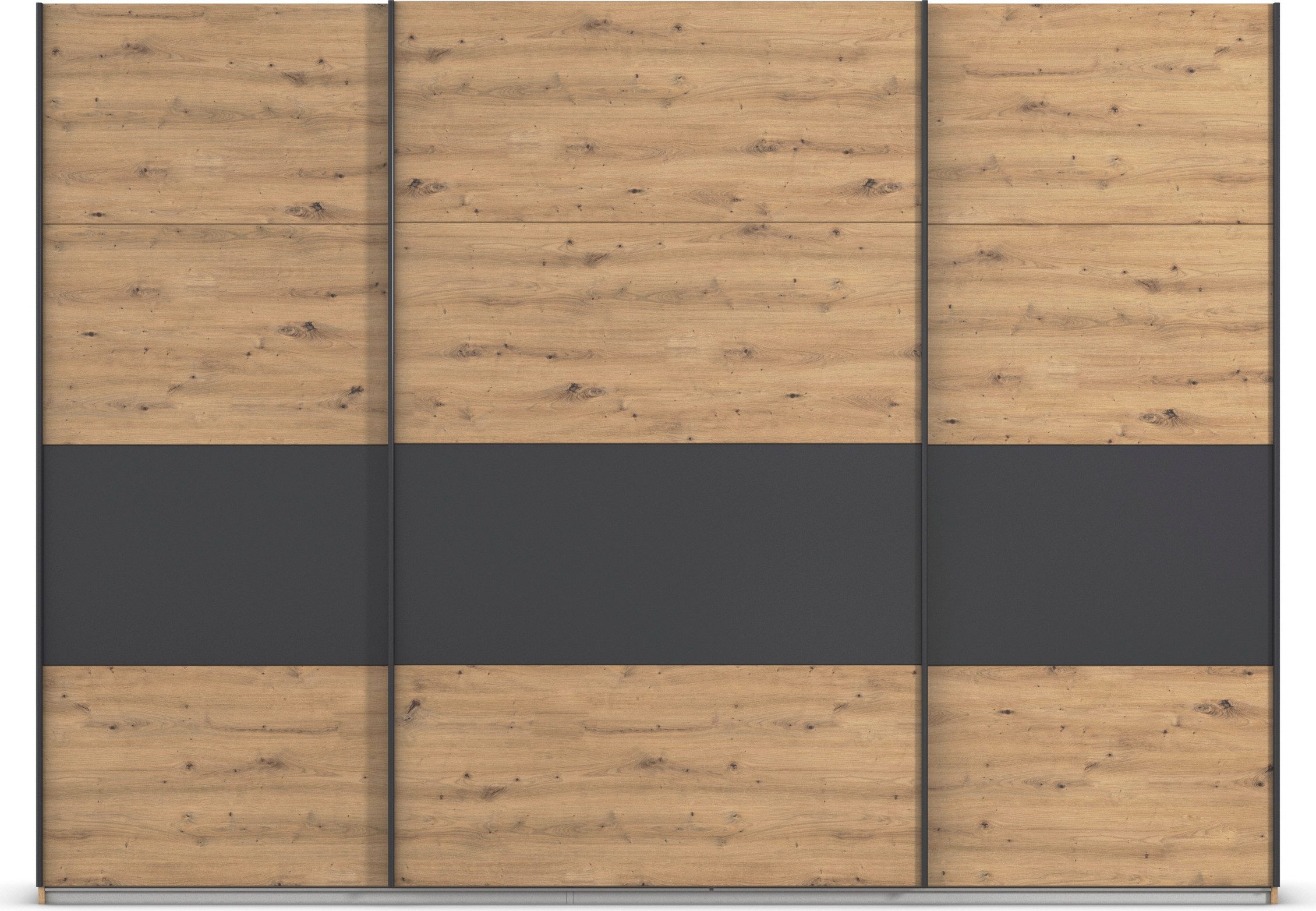 rauch Schuifdeurkast Kledingkast Kast Garderobe CORTONA inclusief indeling, 2 stoffen dozen en extra planken
