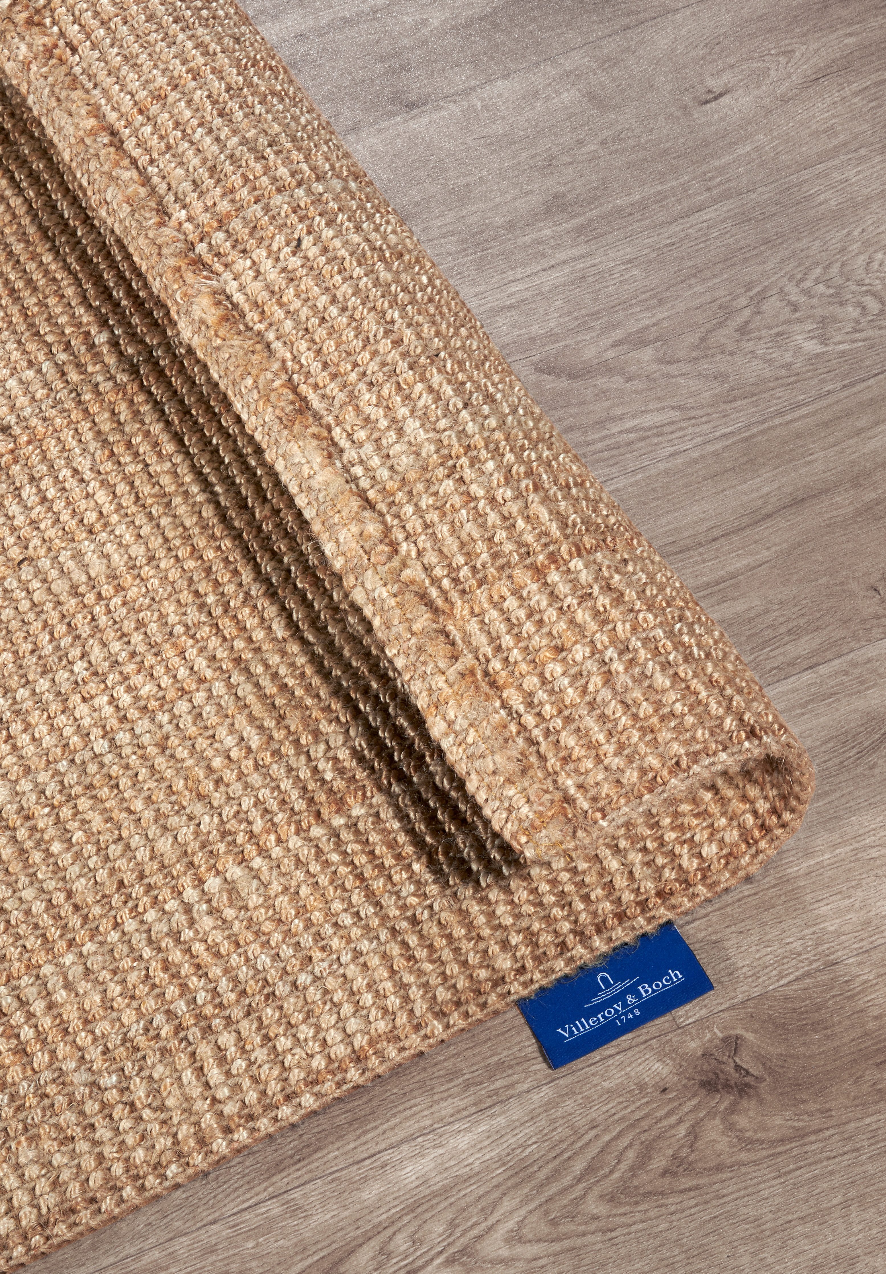 Villeroy & Boch Vloerkleed Rosalie jute tapijt Loper, 100% jute, natuurlijk, woonkamer, eetkamer, slaapkamer, GRS