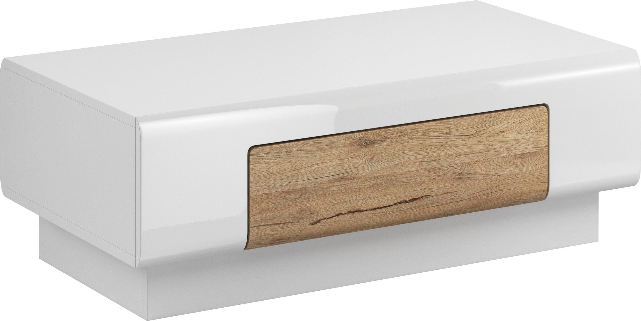 INOSIGN Salontafel Toledo, breedte 110 cm elegante salontafel met hoogglanselementen